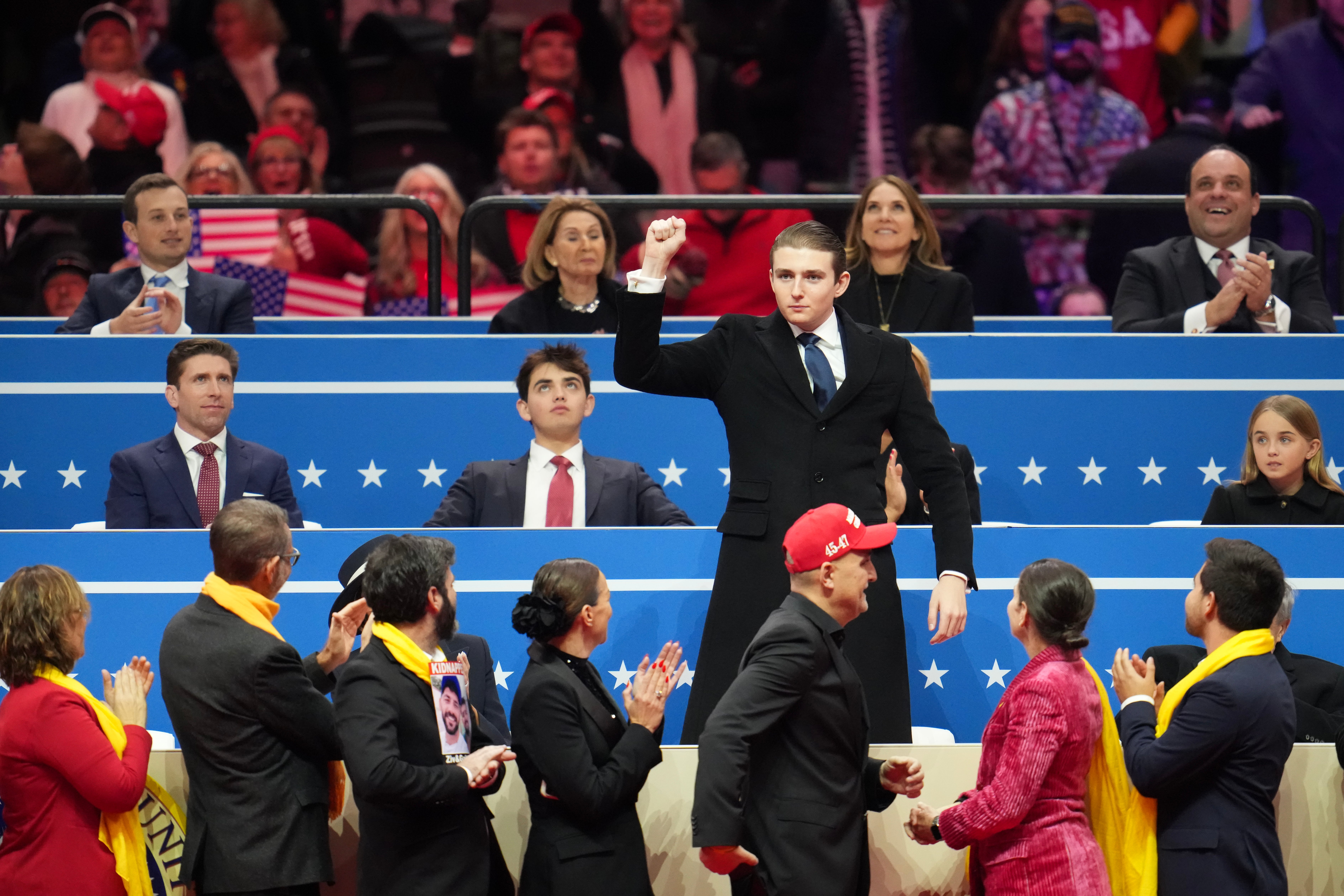 The youngest Trump has been praised by his father for influencing his 2024 campaign and persuading him do interviews with popular podcasters.