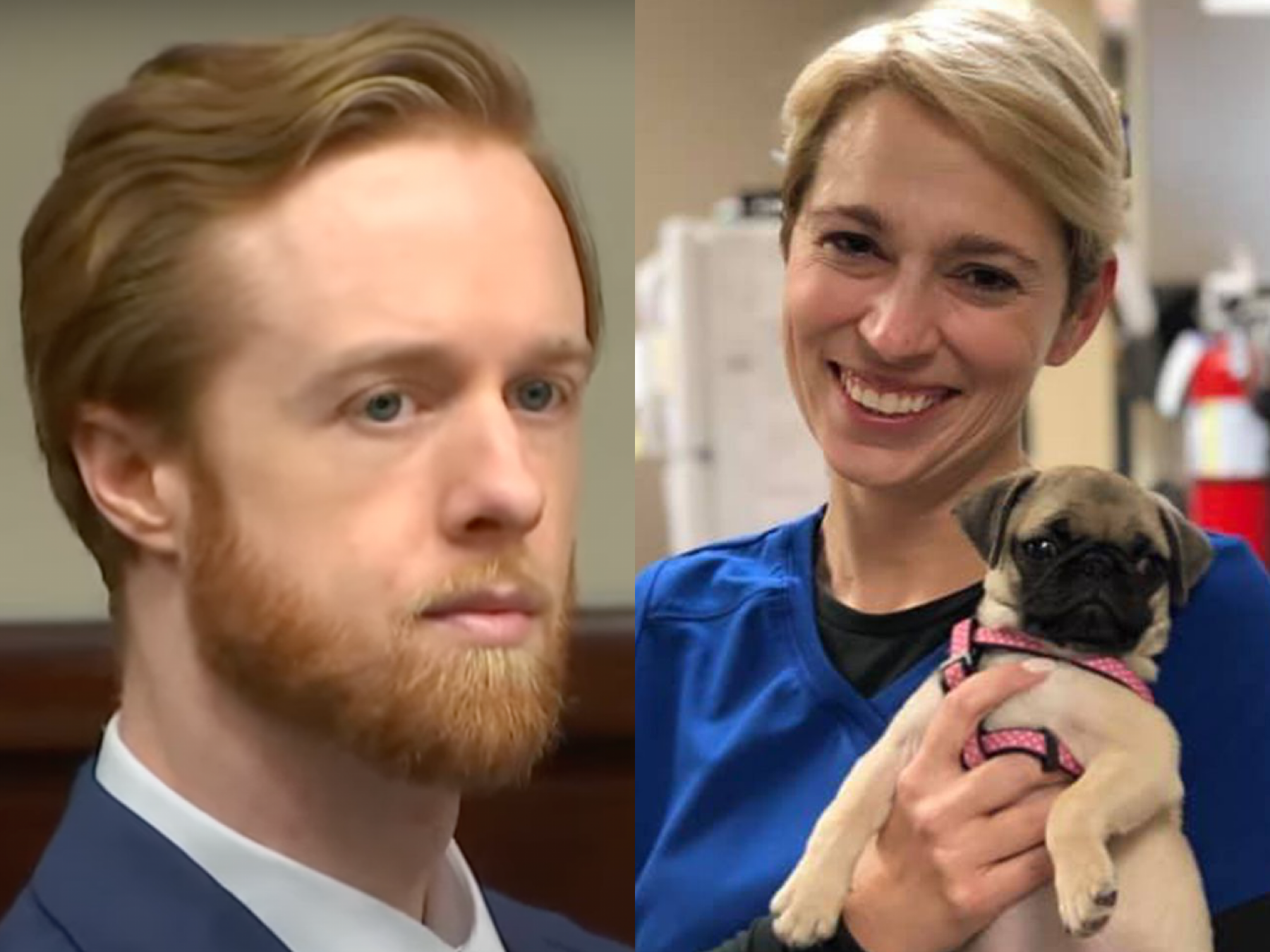 Christina Parcell, 41, was stabbed to death in her Greer, South Carolina home in October 2021. Zachary Hughes has been accused of the slaying