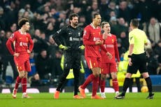 Virgil van Dijk reveals message shared with referee Michael Oliver after Merseyside derby chaos