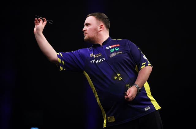 <p>Luke Littler triumphed in the final at the second night of the Premier League in Glasgow</p>