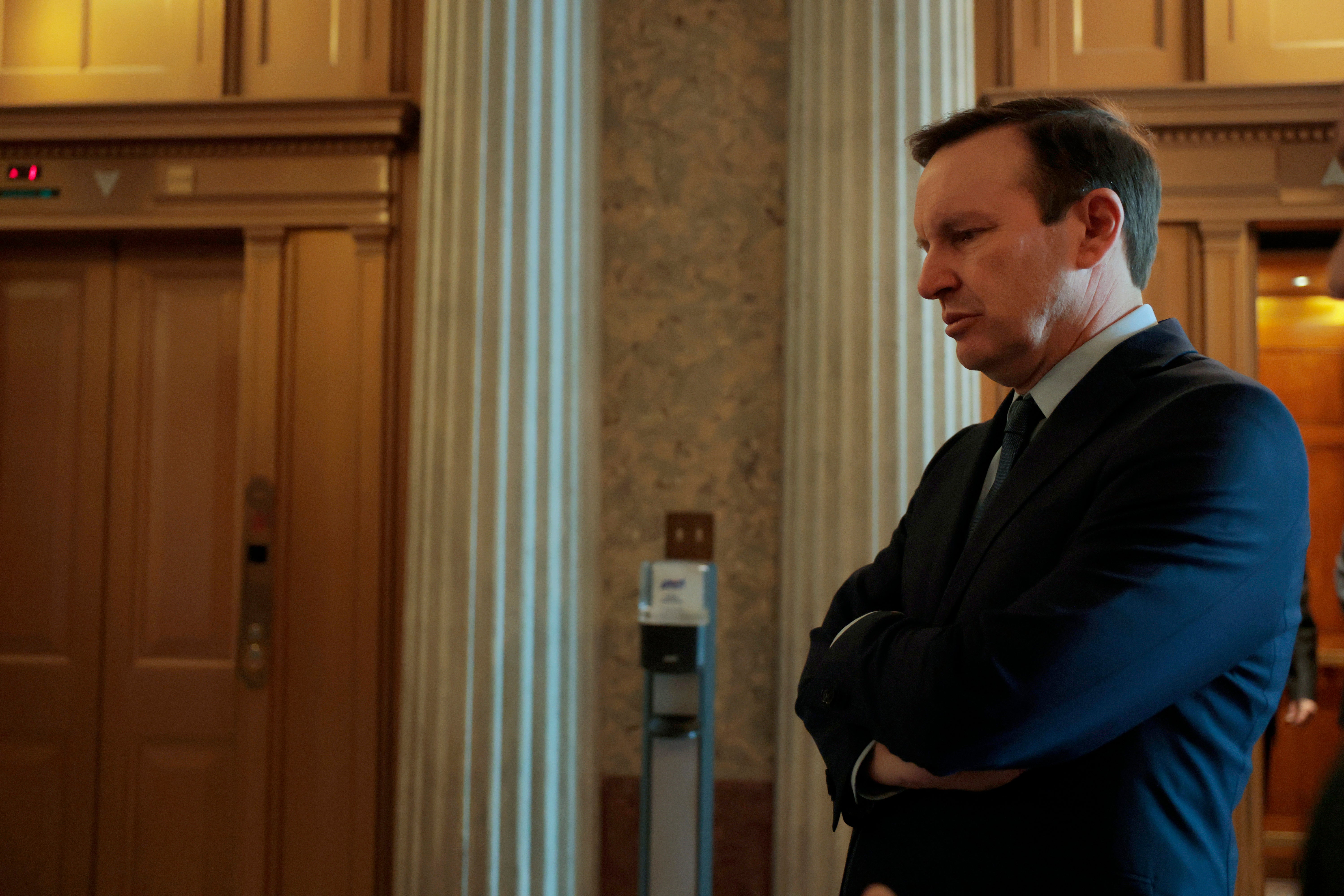 <p>Sen. Chris Murphy, a Democrat from Connecticut, warned that ‘there's no way to assure world leaders of anything’</p>