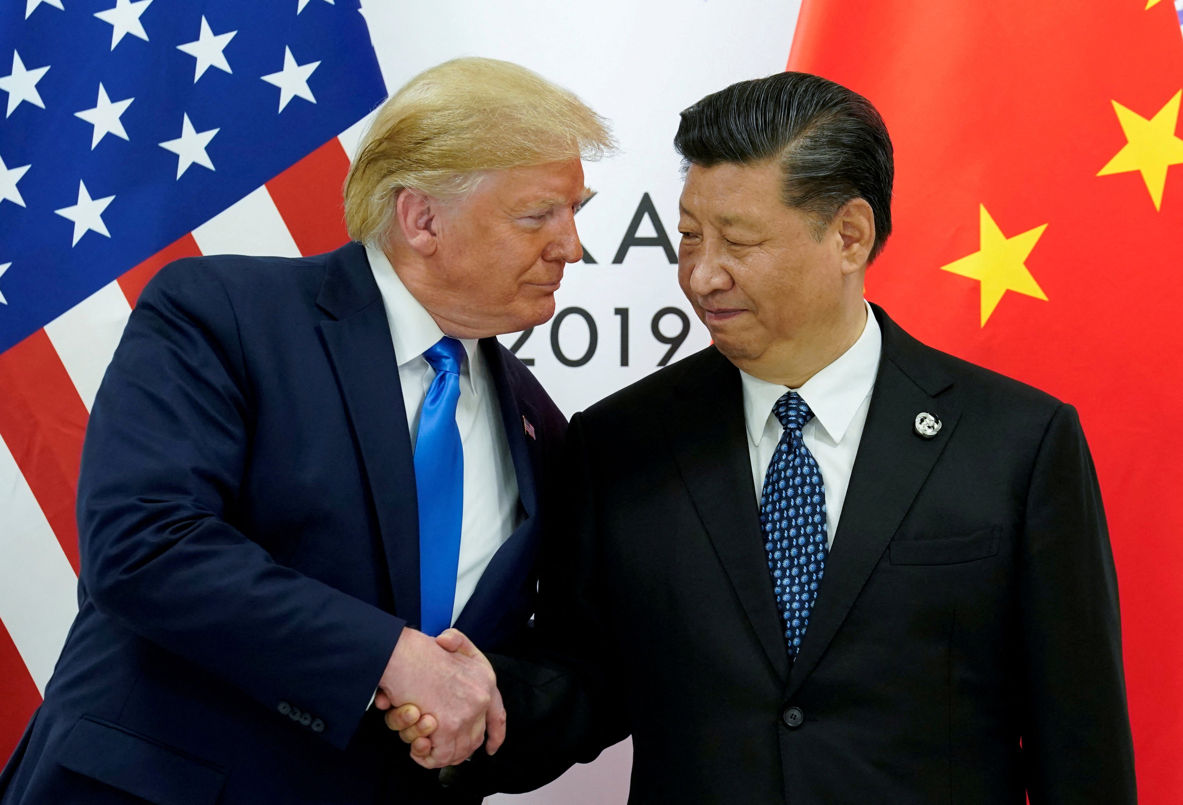 President Donald Trump meets with China's President Xi Jinping in 2019