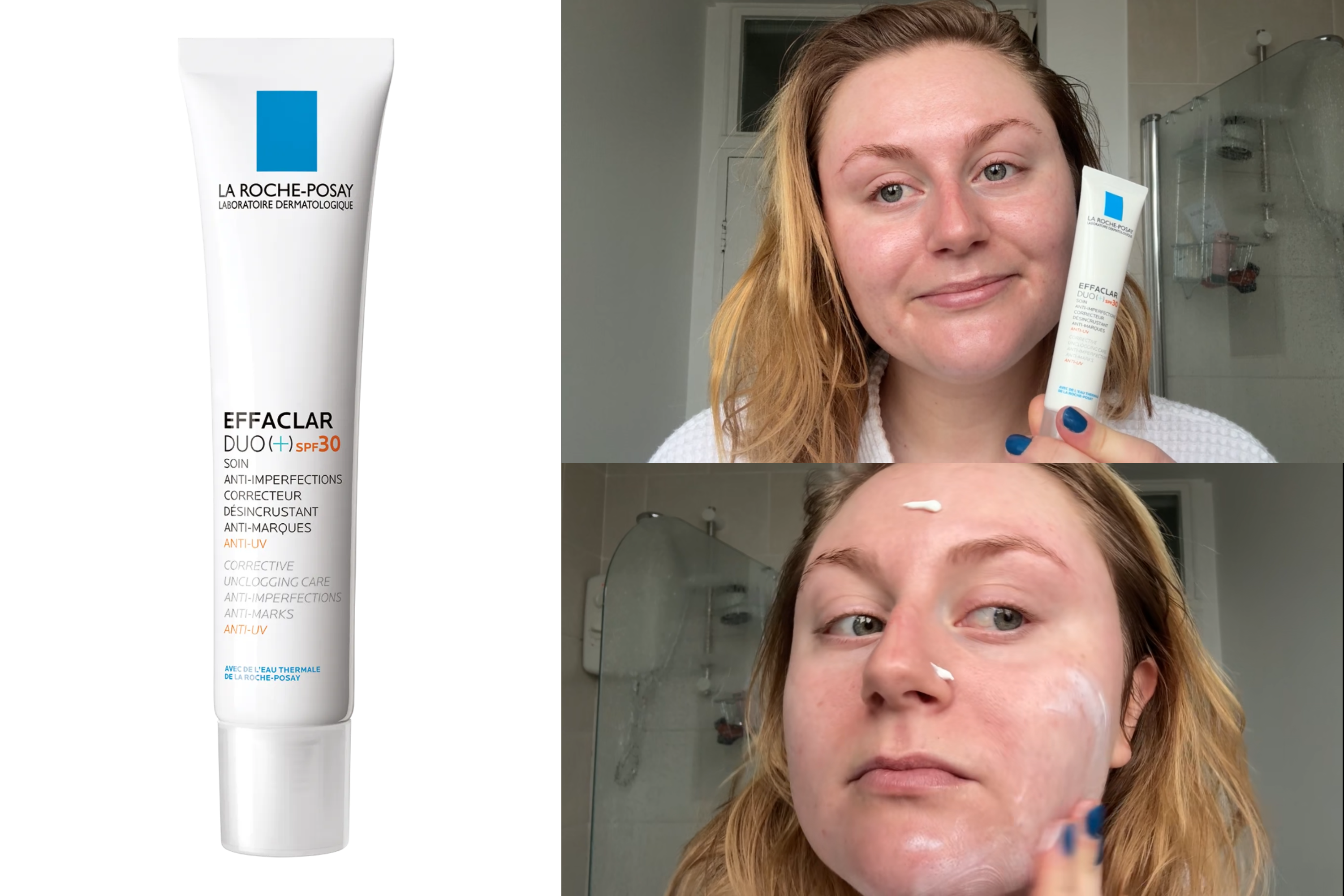 best spf moisturisers la roche-posay effaclar duo