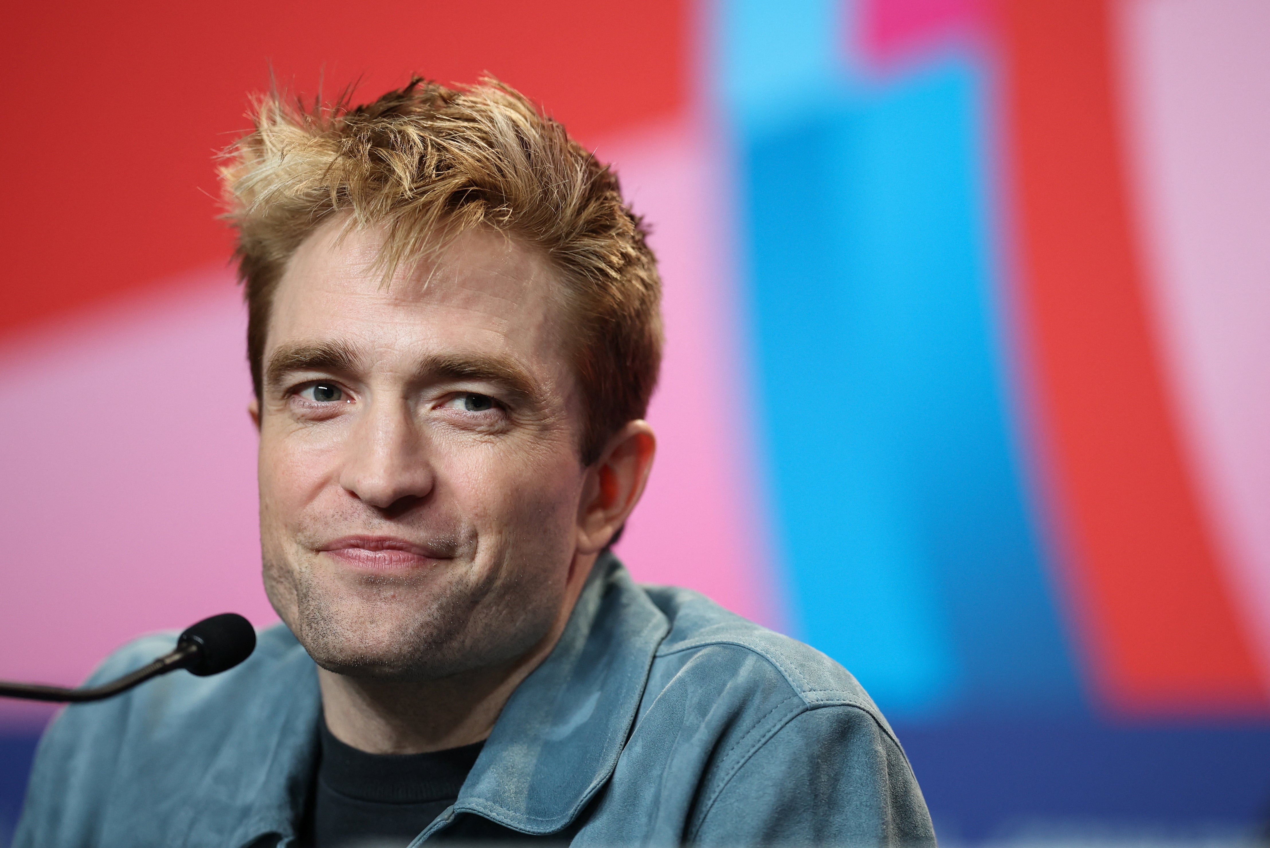 Robert Pattinson at the 'Mickey 17' press conference at the 2025 Berlin Film Festival