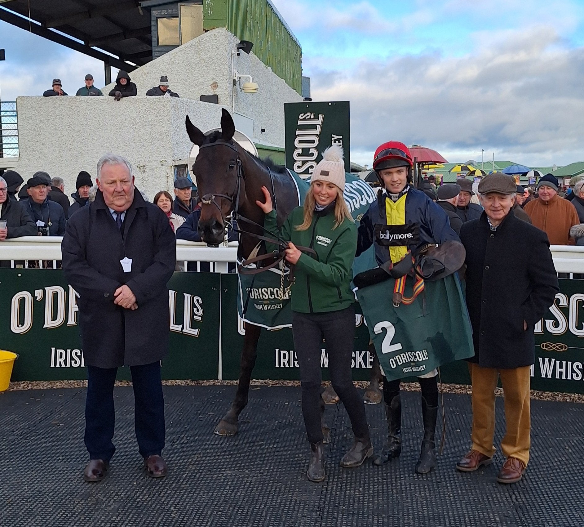 Michael O’Sullivan pictured with Embassy Gardens having won at Tramore on New Year’s Day (PA)