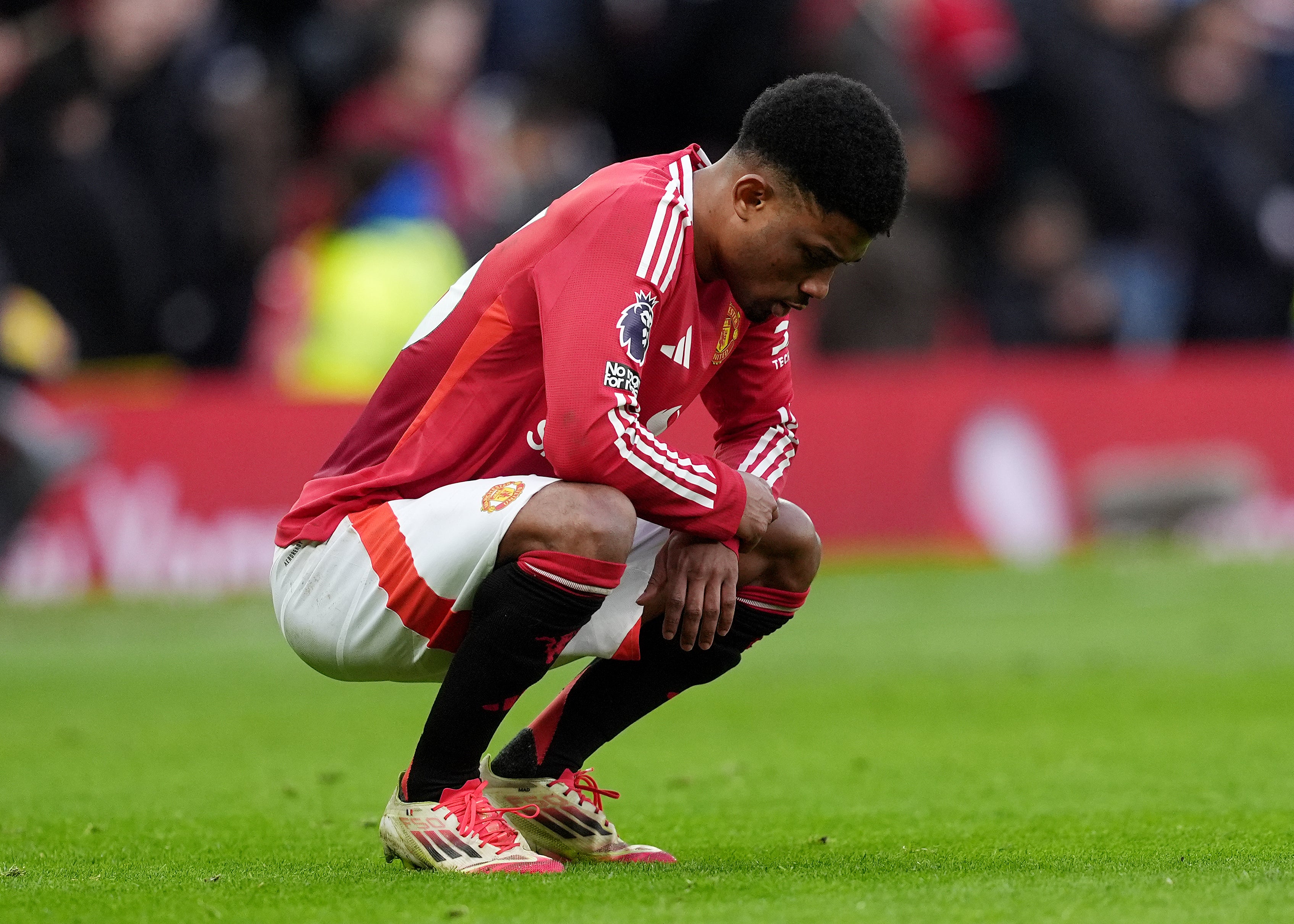 Amad Diallo has been ruled out for the rest of the season (Martin Rickett/PA)