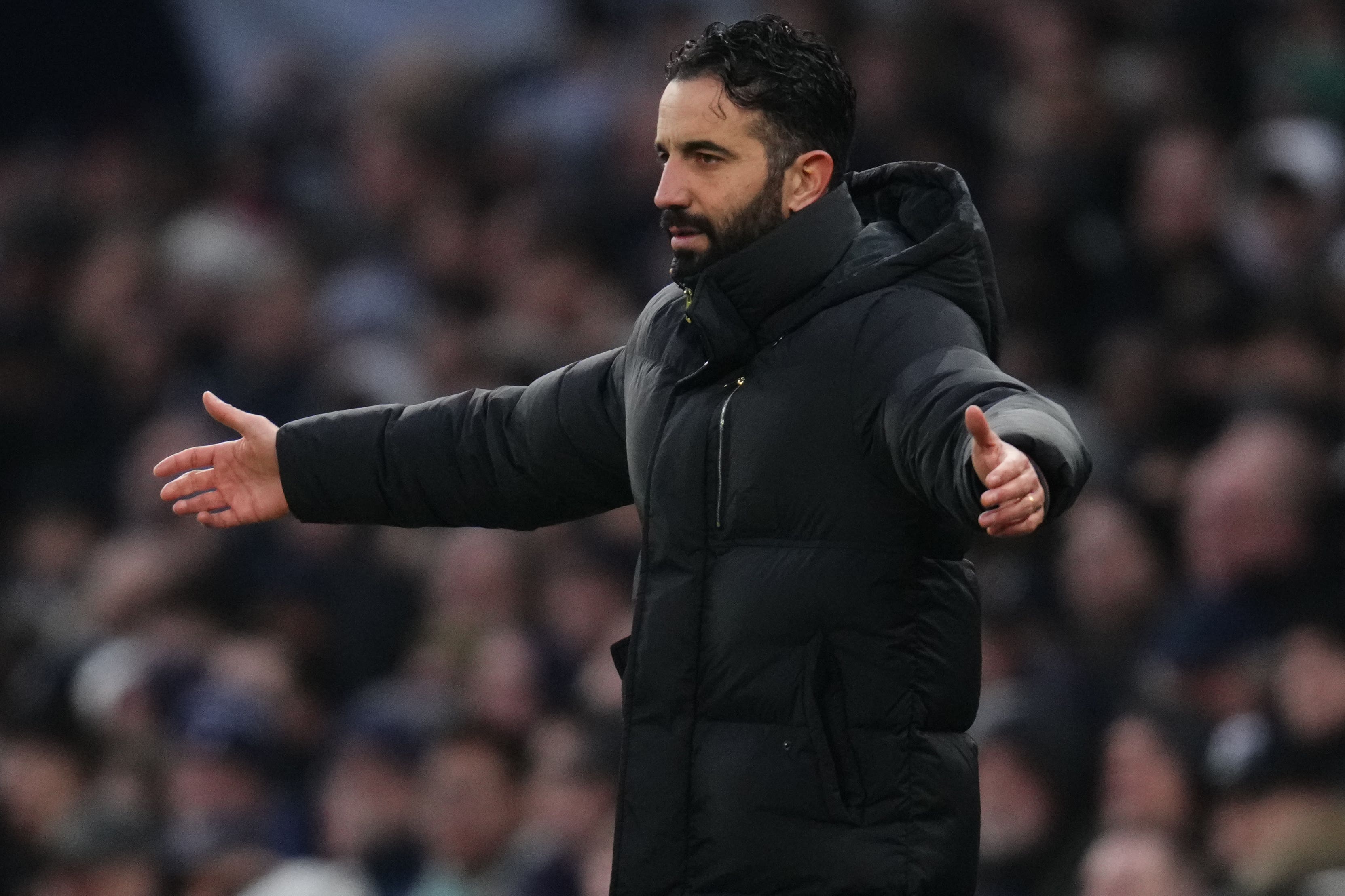 Ruben Amorim watched injury-hit United lose at Tottenham