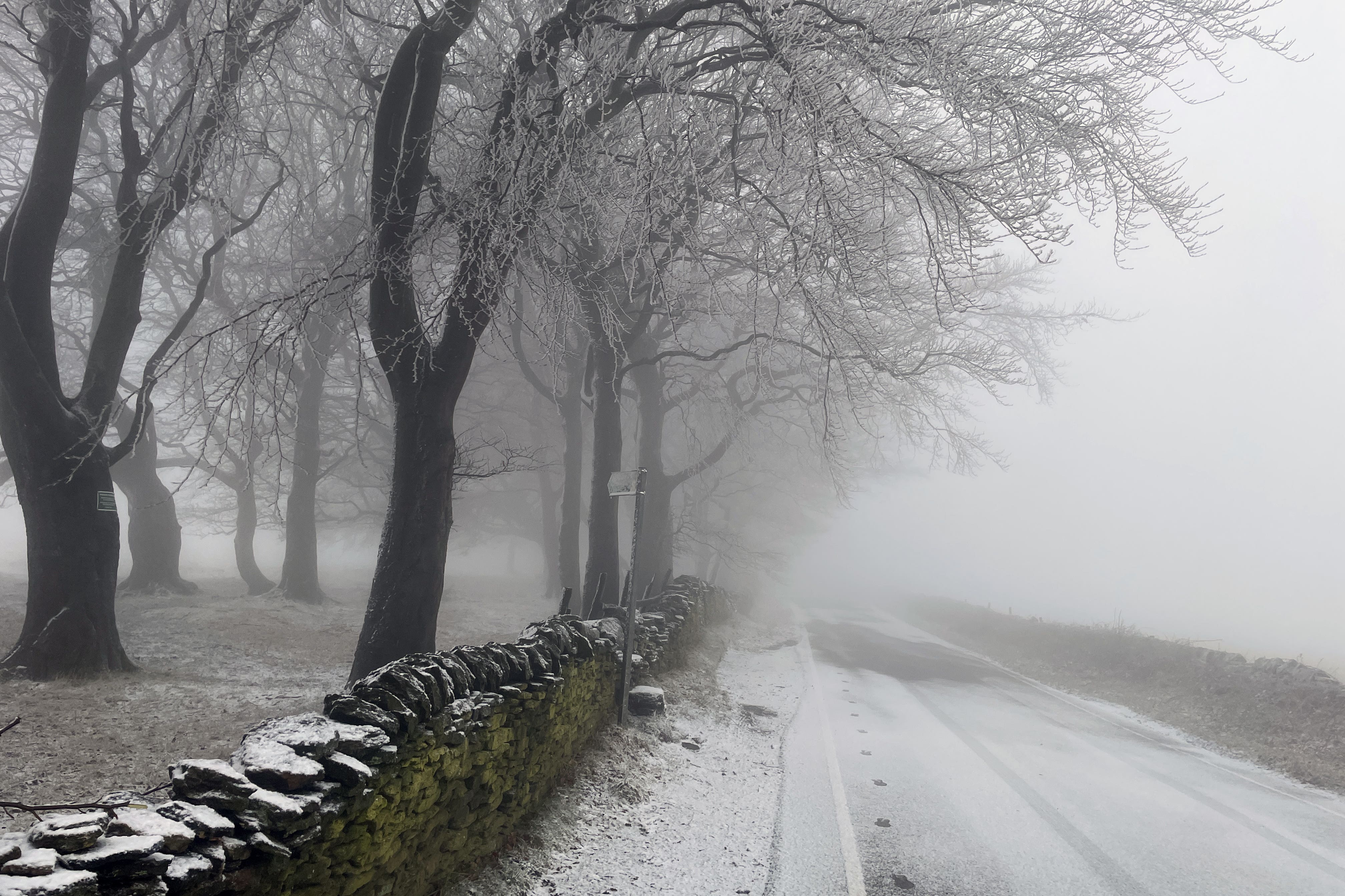 Fog in High Bradfield, near Sheffield (Dave Higgens/PA)