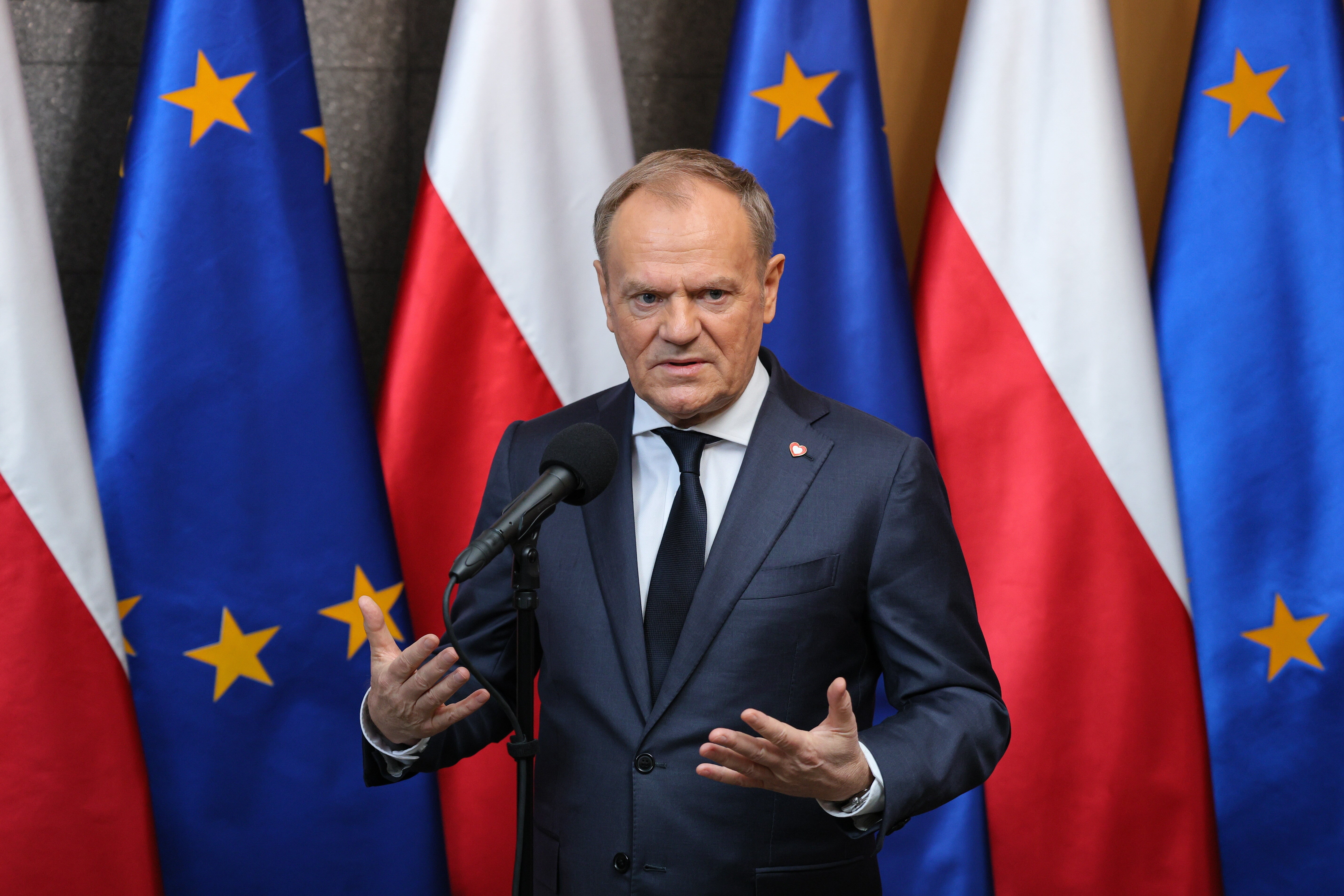 Donald Tusk has announced that Poland is looking into creating a programme to train its citizens