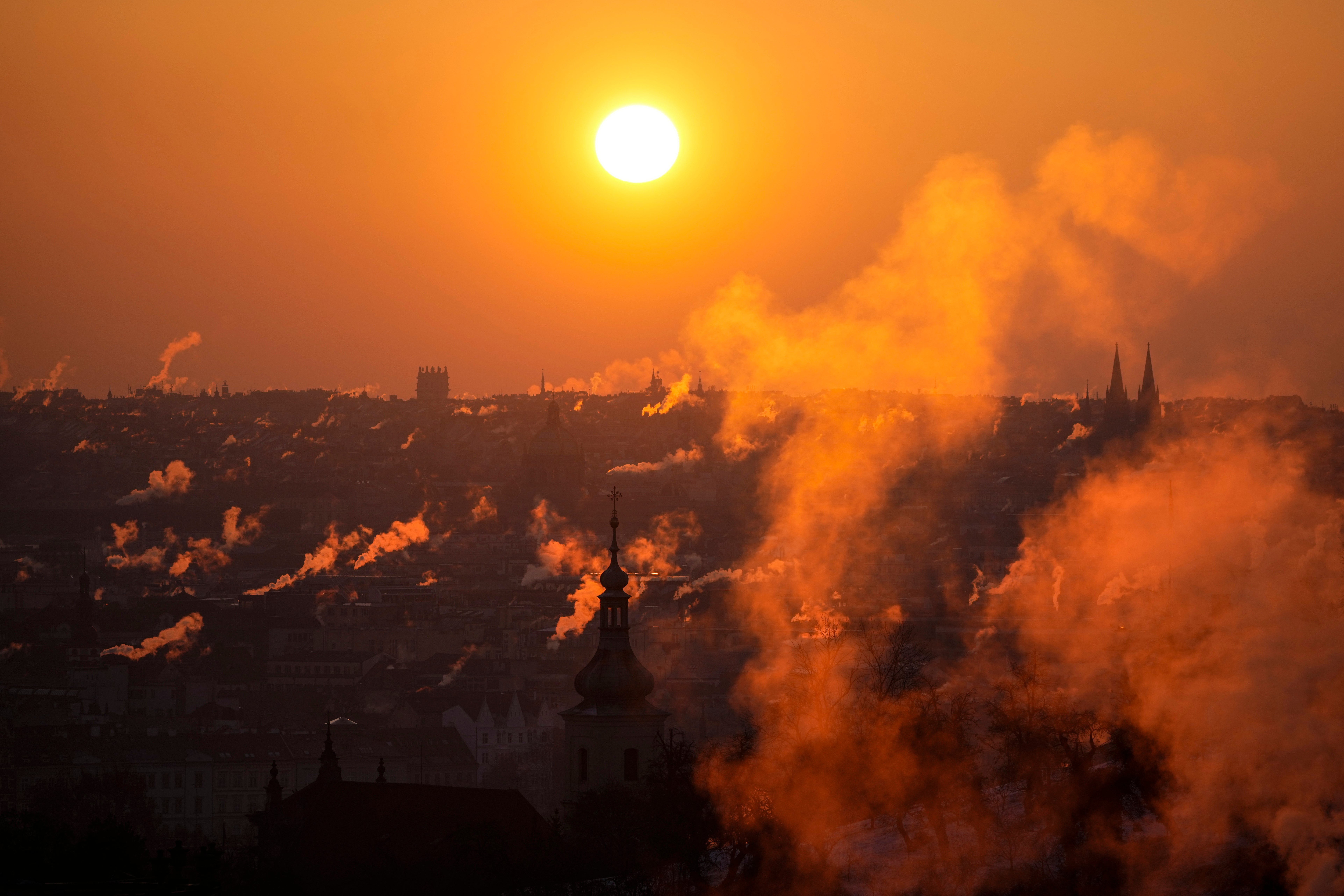 APTOPIX Czech Republic Weather