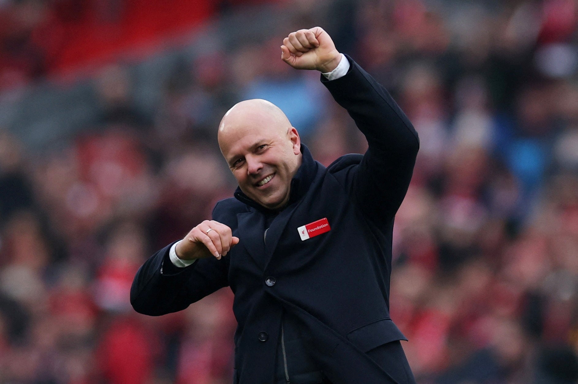 Arne Slot will hope to be celebrating further Liverpool success