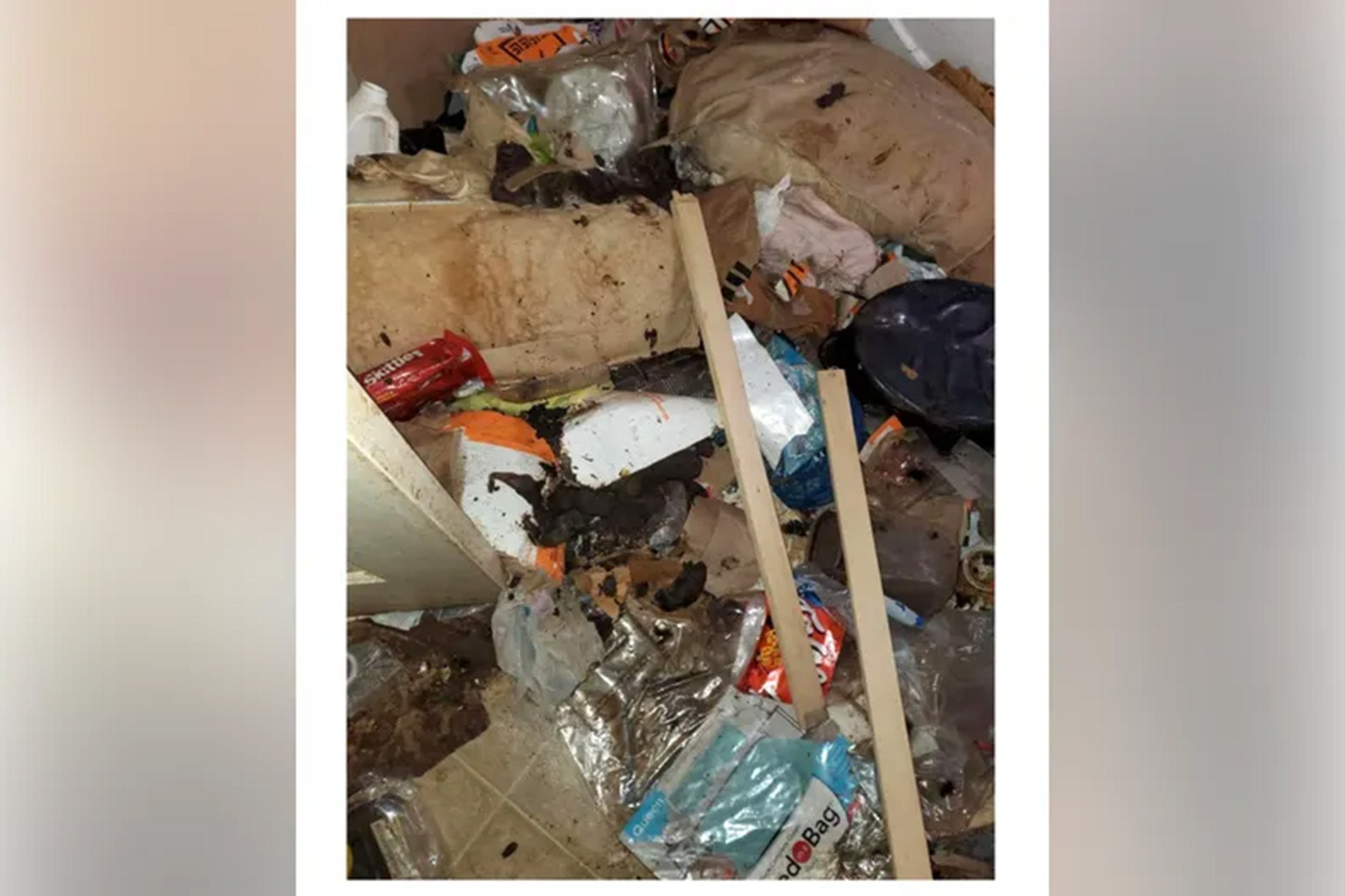 Inside the home where deputies found three children living alone in squalor and filth for years