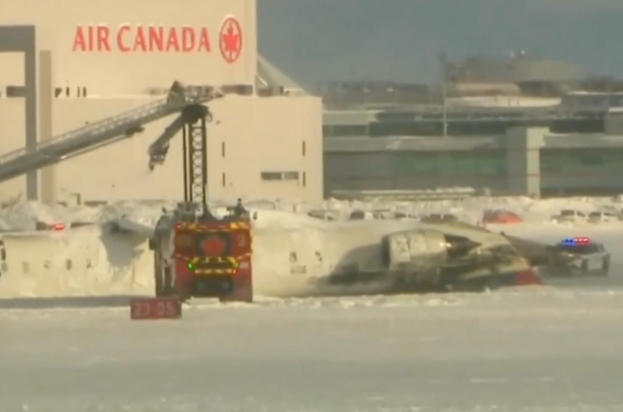 Delta crash landing in Toronto, resulting in the injuries of