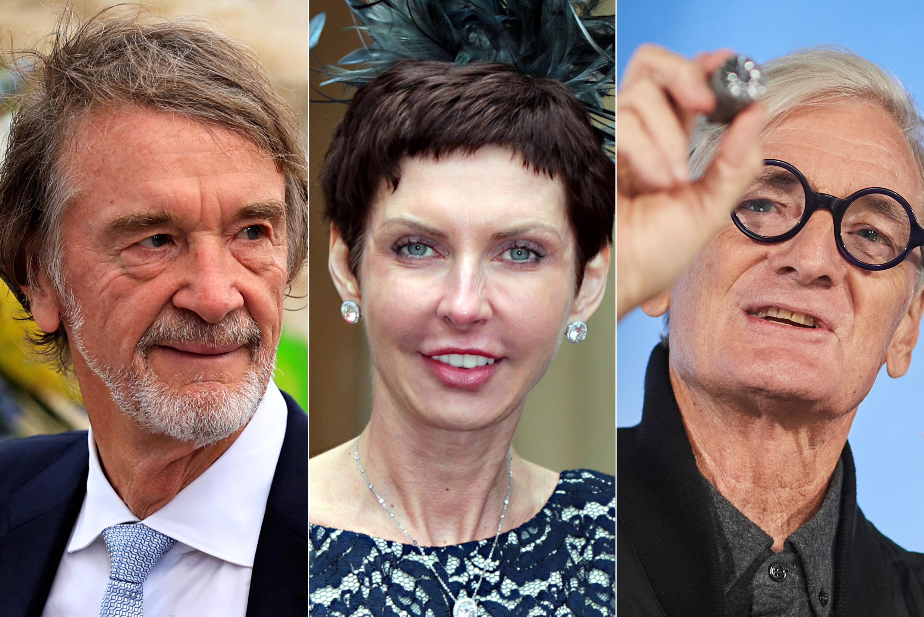 Jim Ratcliffe, Denise Coates and James Dyson all make the Rich List again in 2025