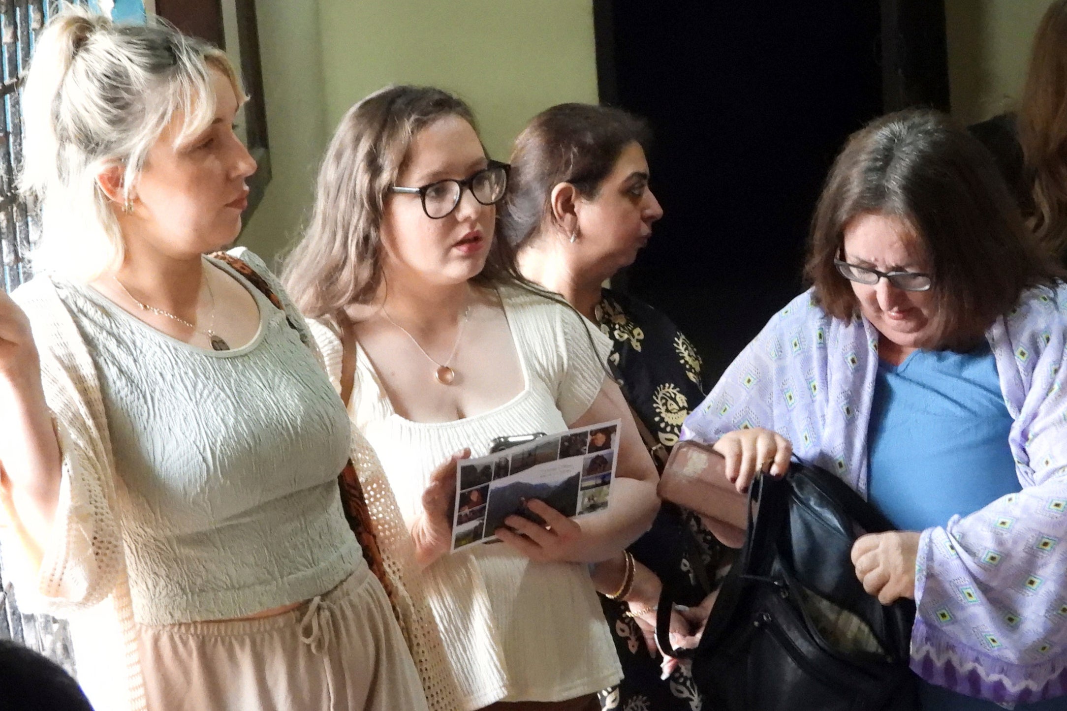 Family members of an Irish woman who was raped and murdered at a popular tourist resort in 2017 in Goa react after the court's verdict on the case