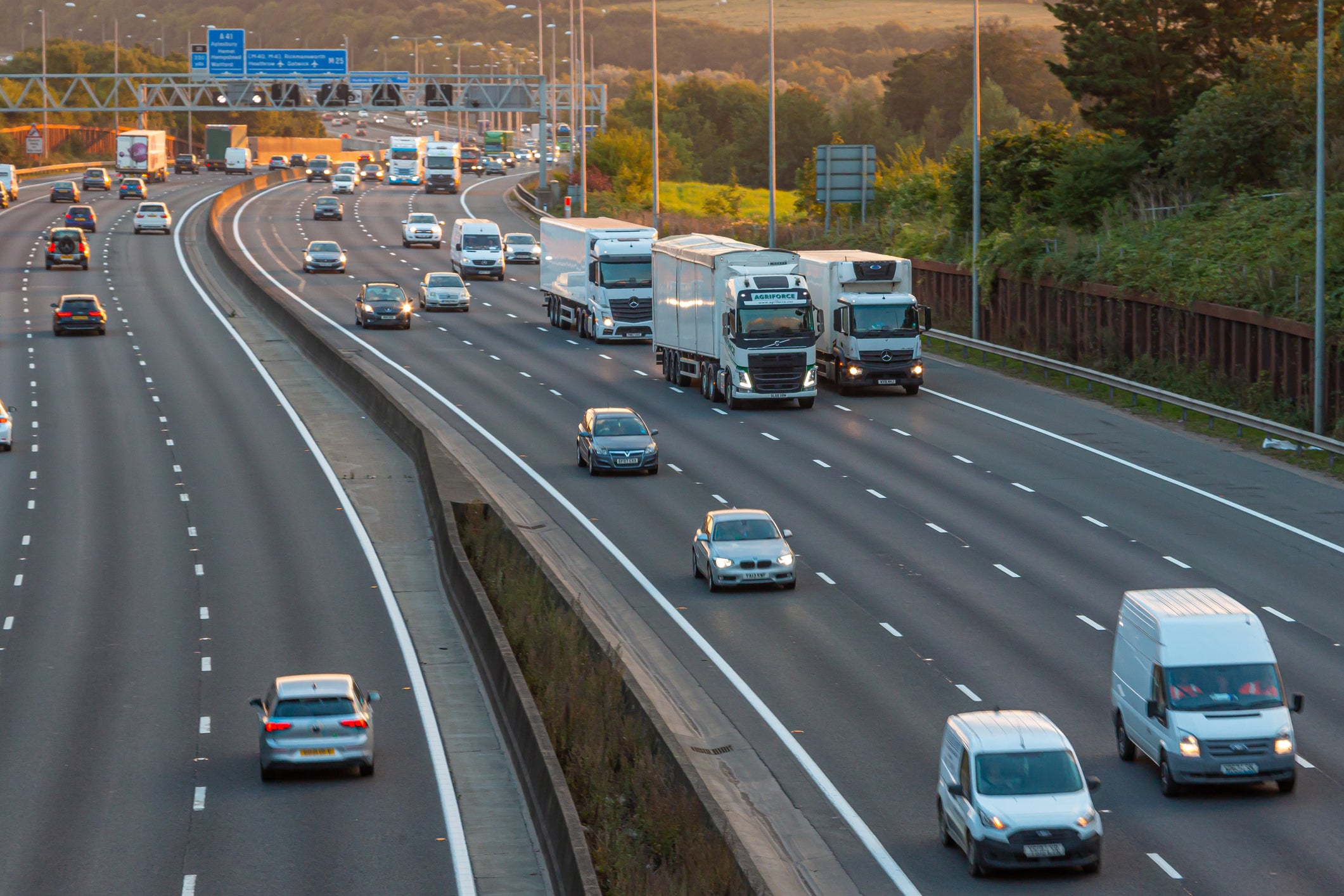 Delays are expected in February and March on the M25