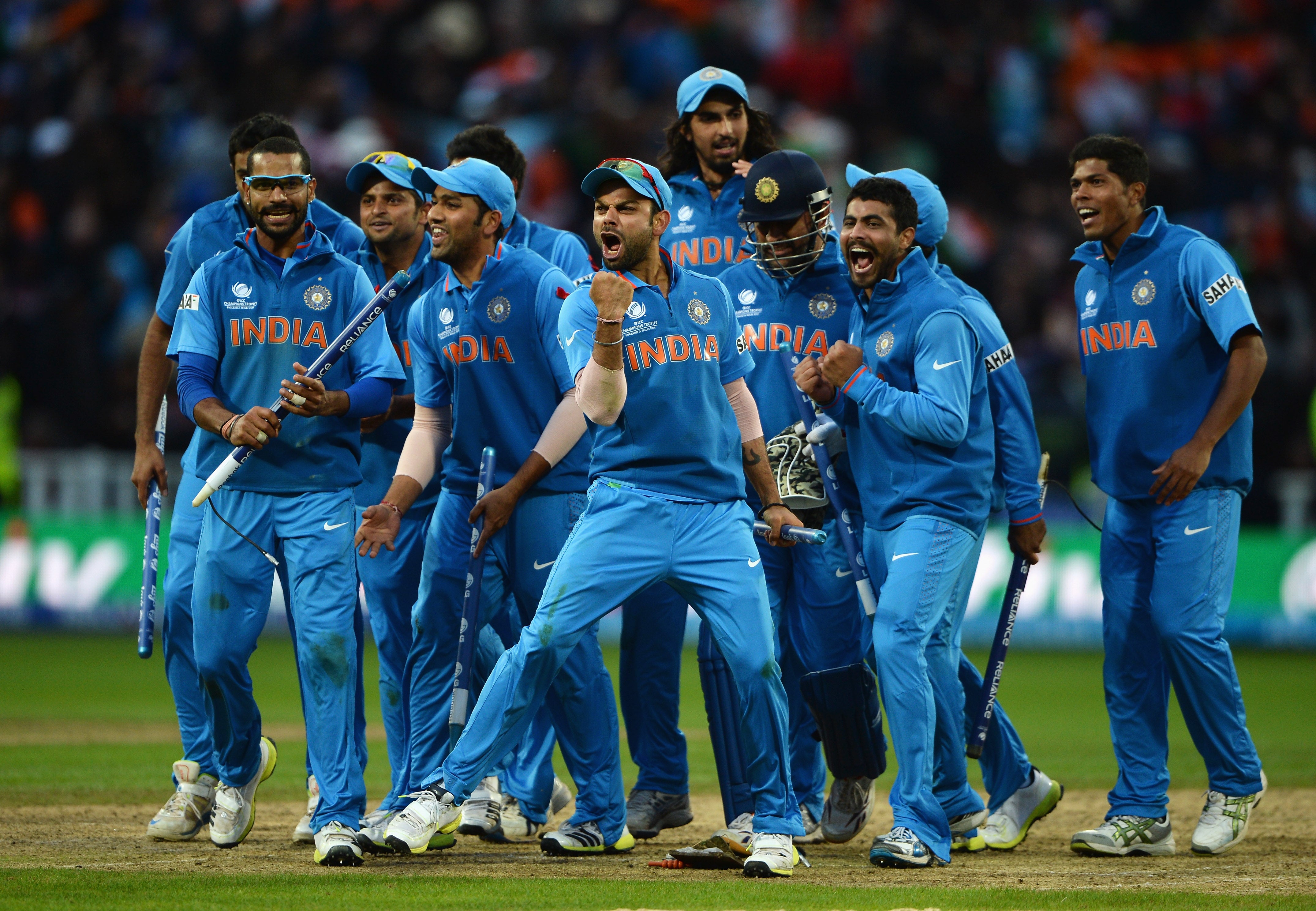 India’s second of two Champions Trophy victories came in England in 2013