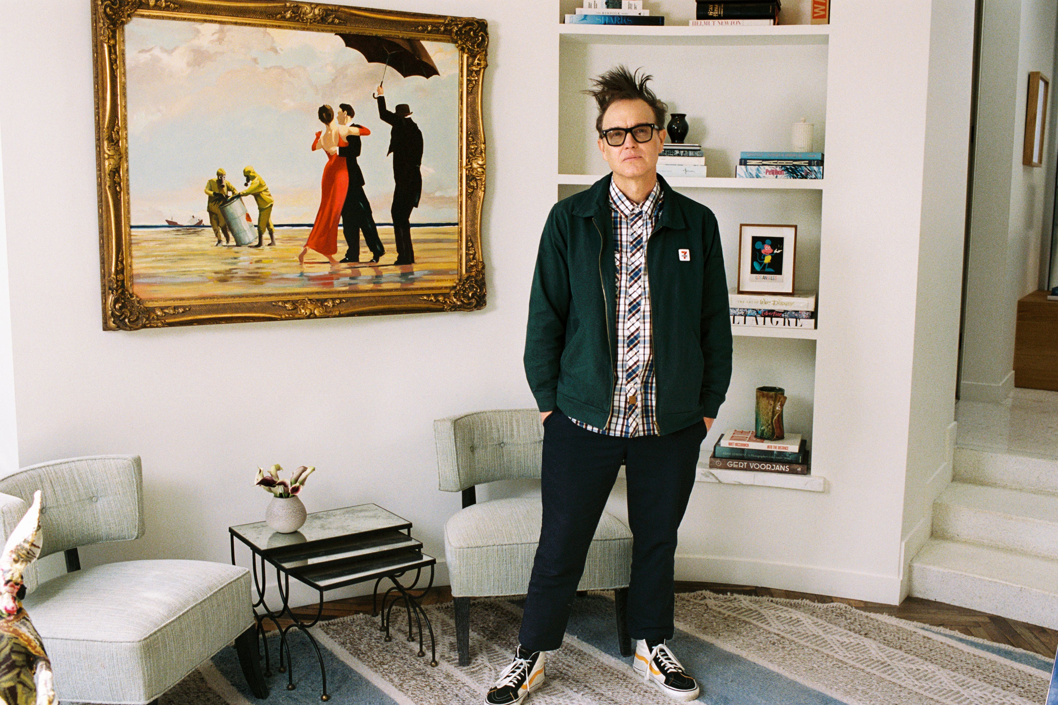 The painting has hung in Mark Hoppus’s homes in Los Angeles and London (Max Montgomery/Sotheby’s/PA)