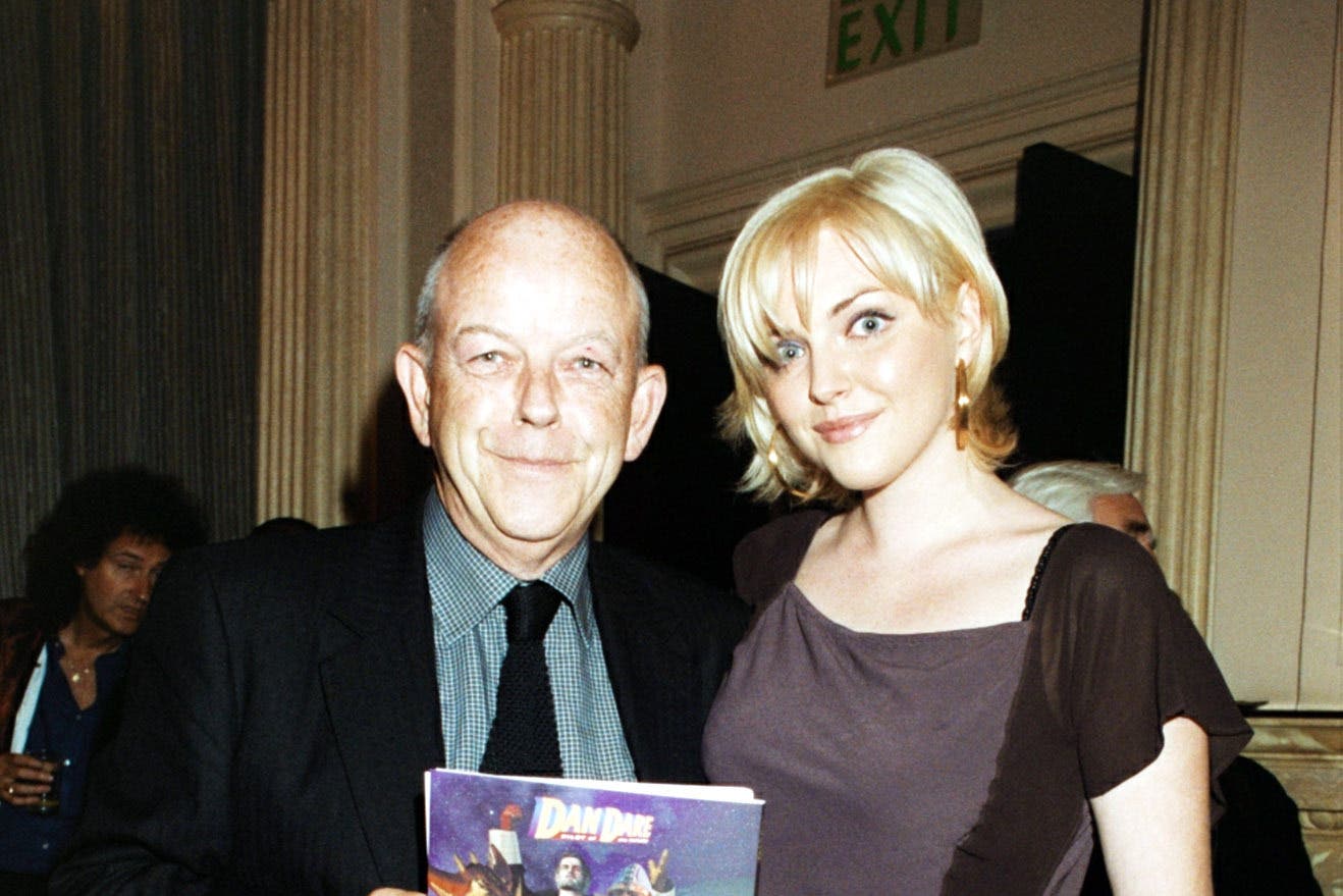 Carry On actor Julian Holloway with his daughter Sophie Dahl (Yui Mok/PA)