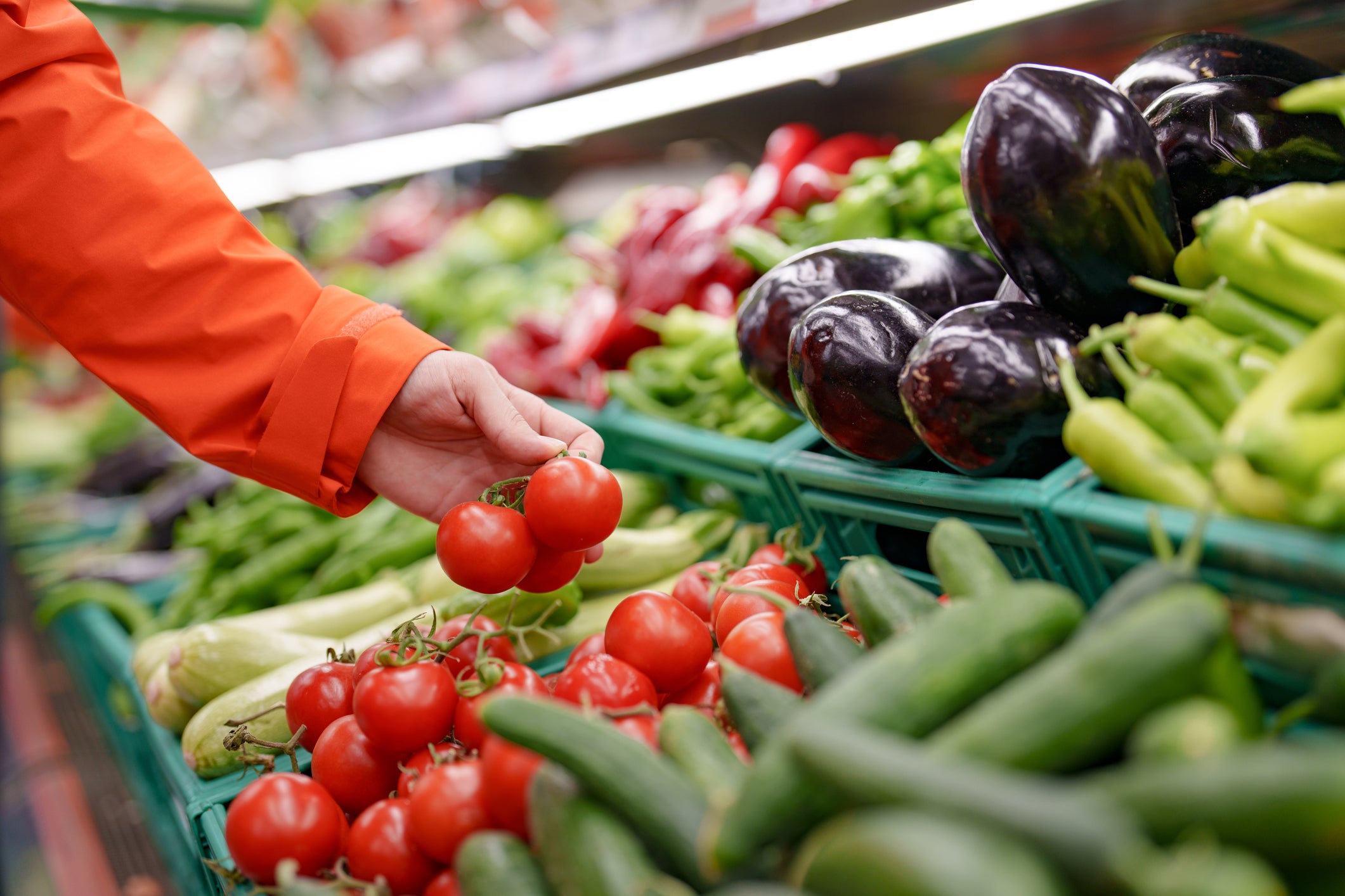 The antioxidant levels of a food can be affected by its storage time in the supermarket