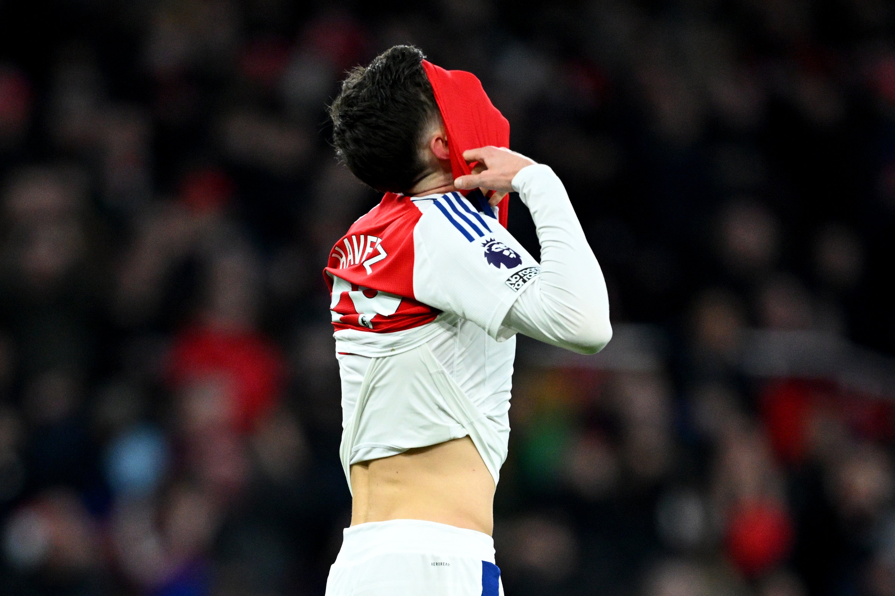 Kai Havertz suffered a season-ending hamstring injury during Arsenal’s warm-weather training camp in Dubai