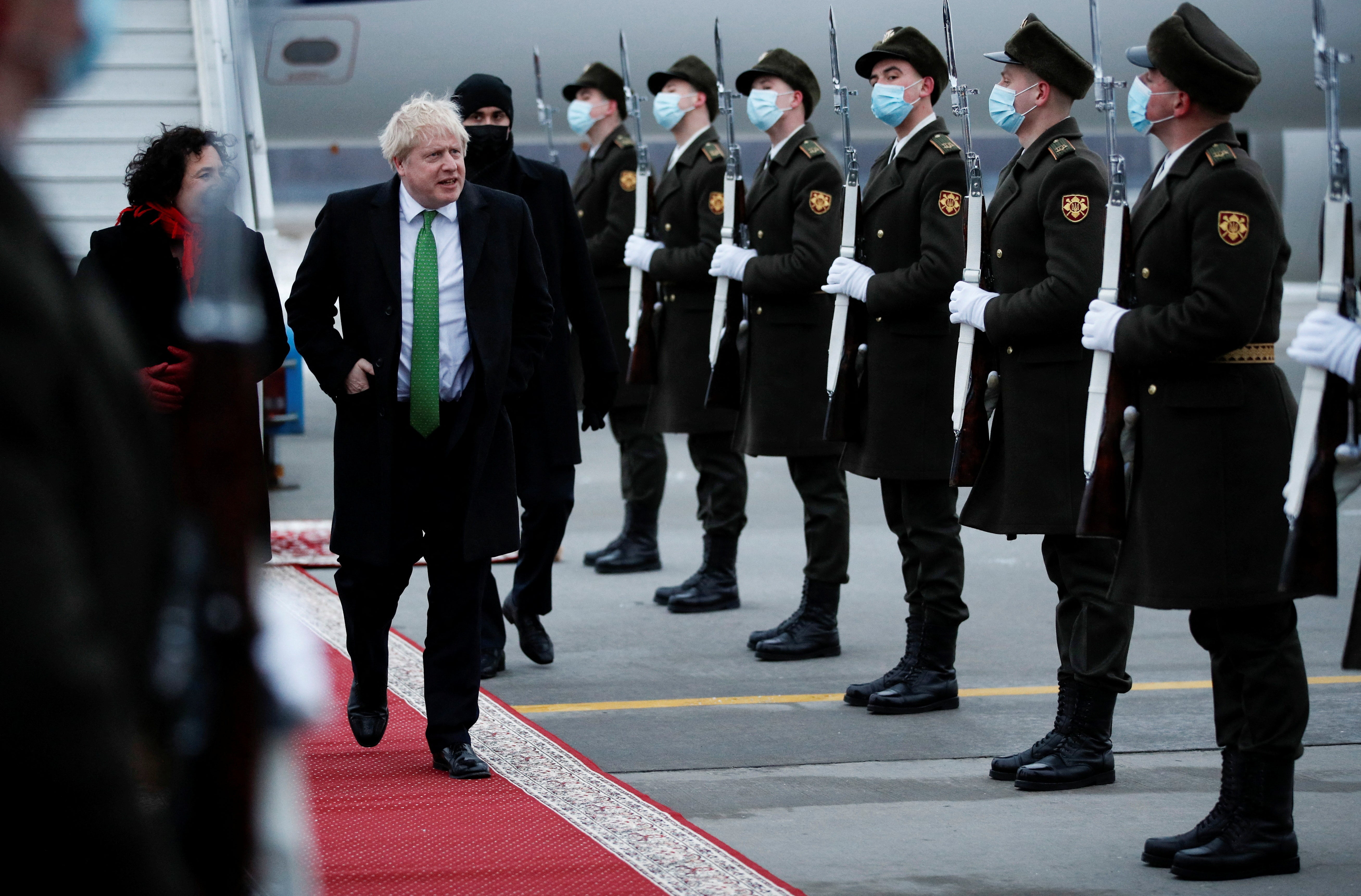 As prime minister, Boris Johnson visited President Zelensky in Kyiv