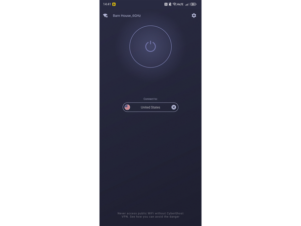 CyberGhost VPN screenshot indybest