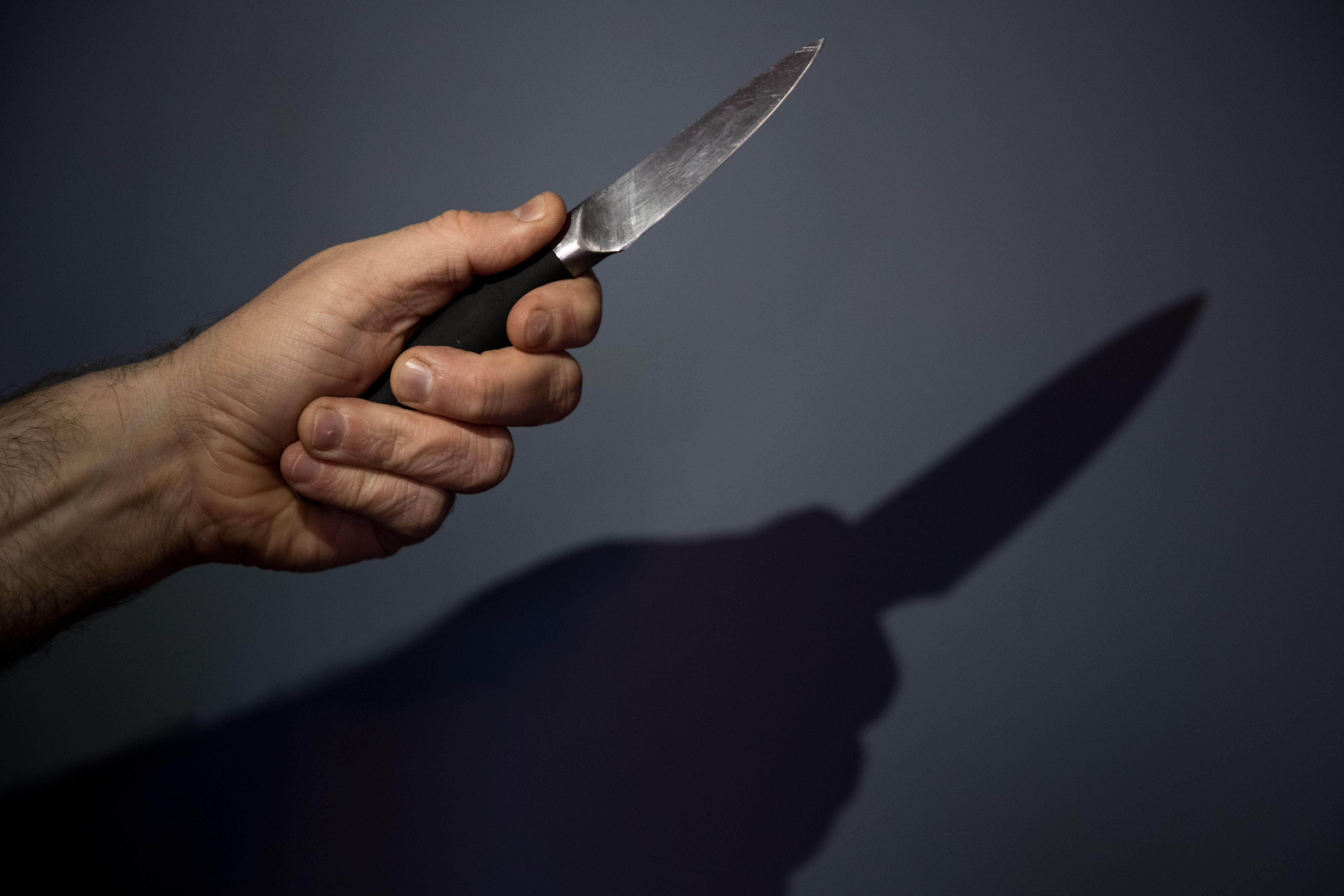 Preliminary findings from a new study showed round-edged knives did not cut through clothing but sharp-pointed blades did. (Andrew Matthews/PA Wire)