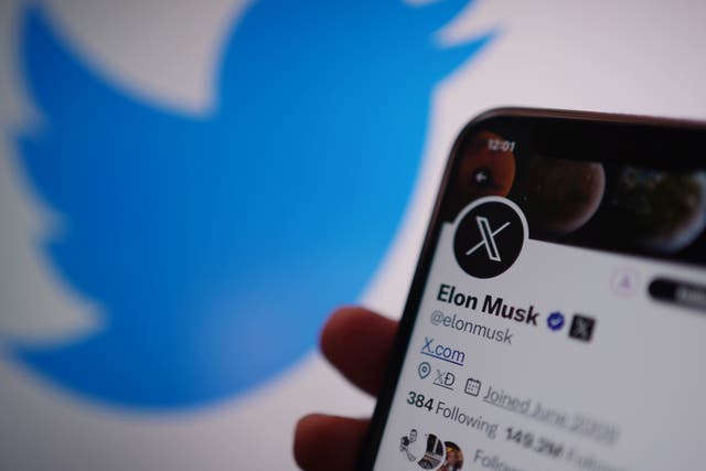 <p>Social media site X, formerly known as Twitter is suffering a mass outage (Yui Mok/PA)</p>