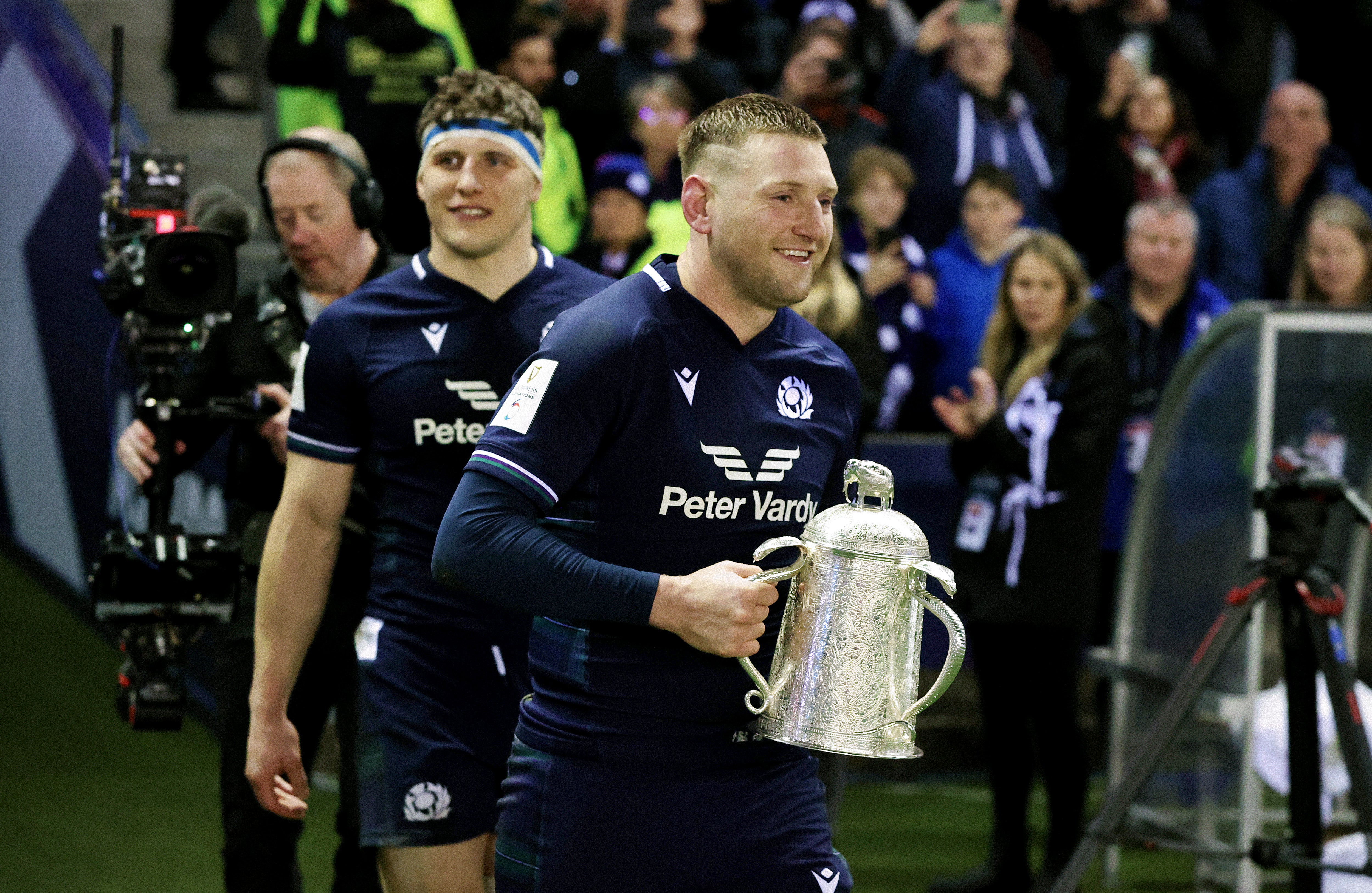 Finn Russell has had his hands on the Calcutta Cup regularly over the last few years
