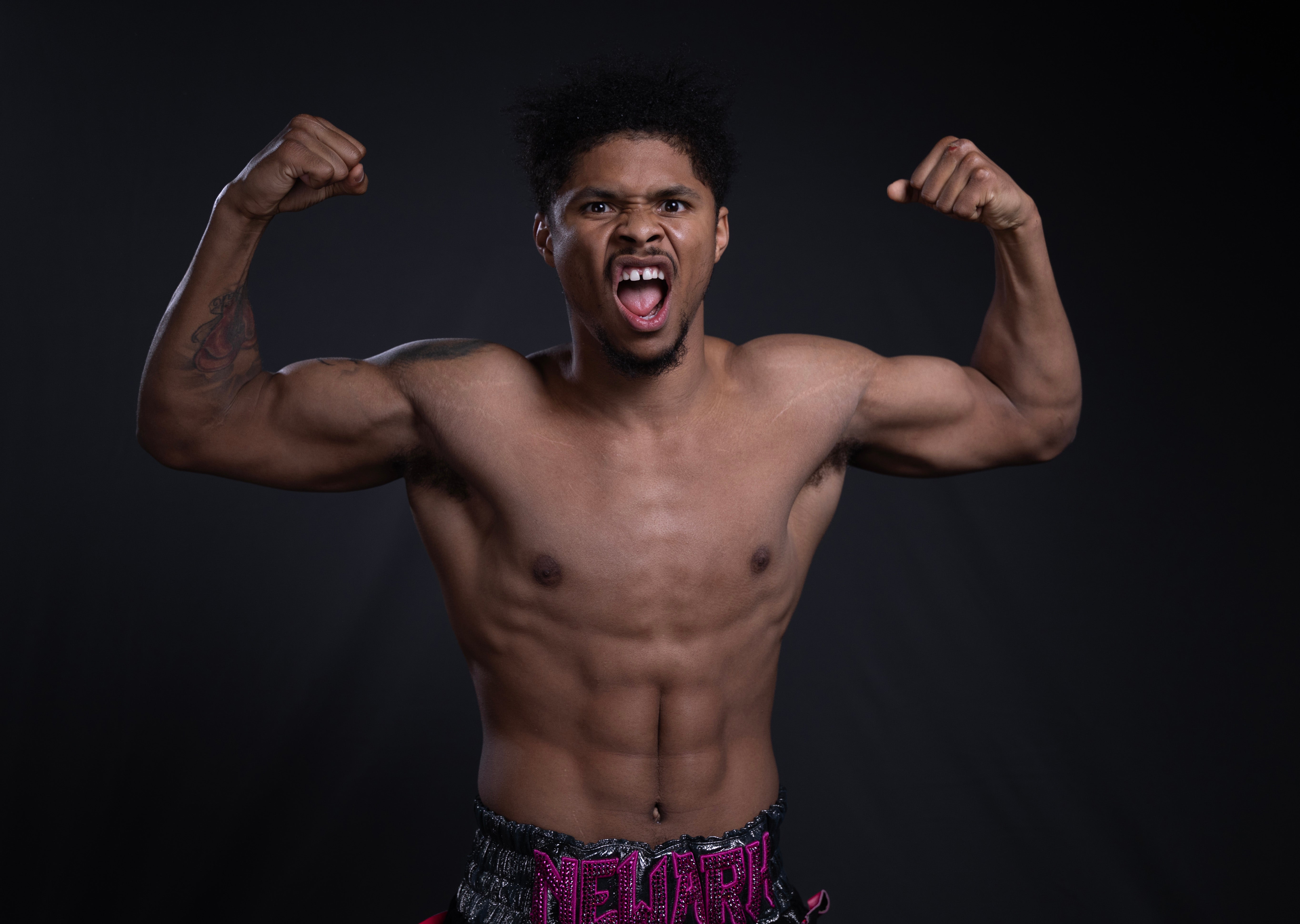 Shakur Stevenson poses for a portrait
