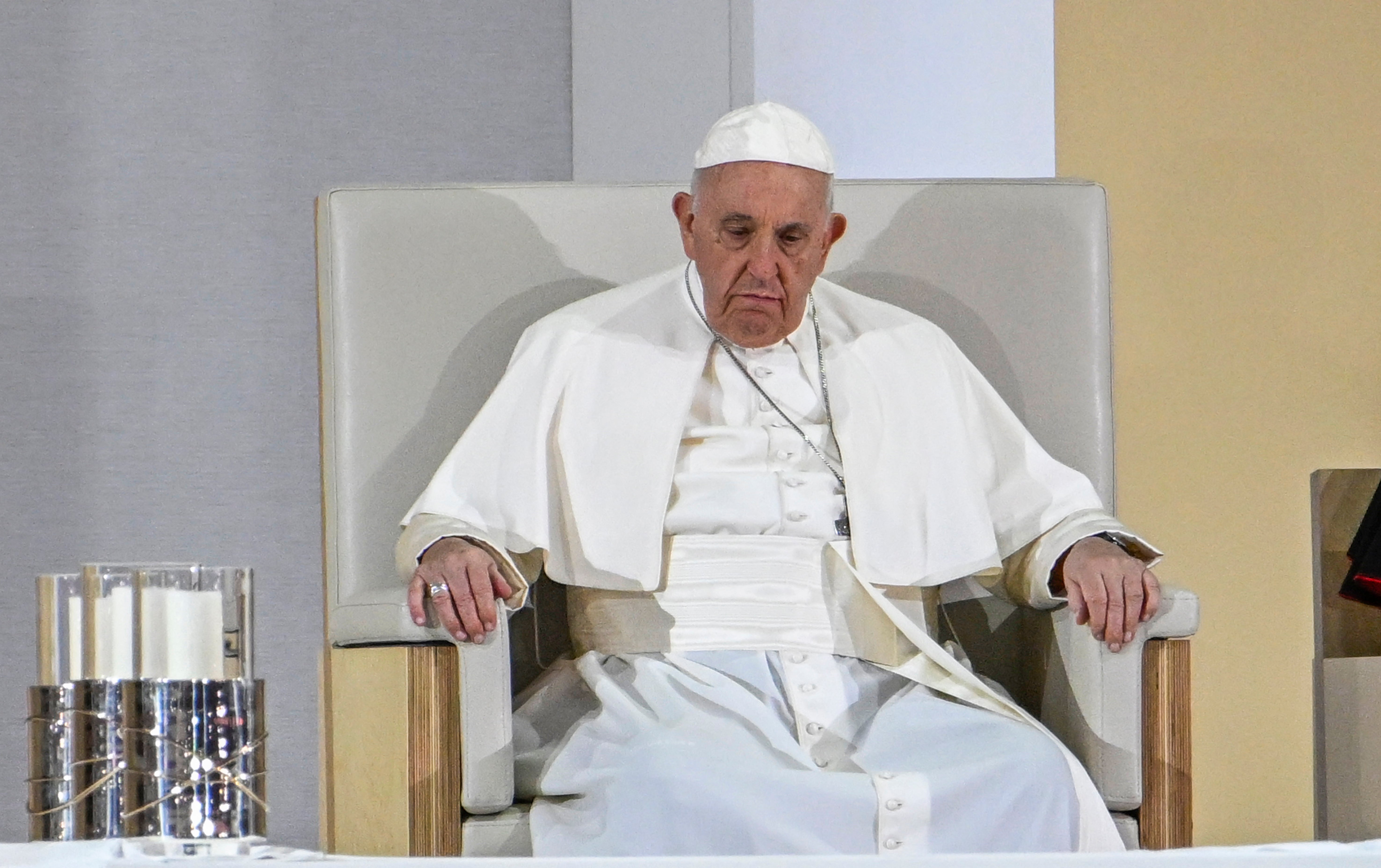 Pope Francis has now spent six nights in hospital