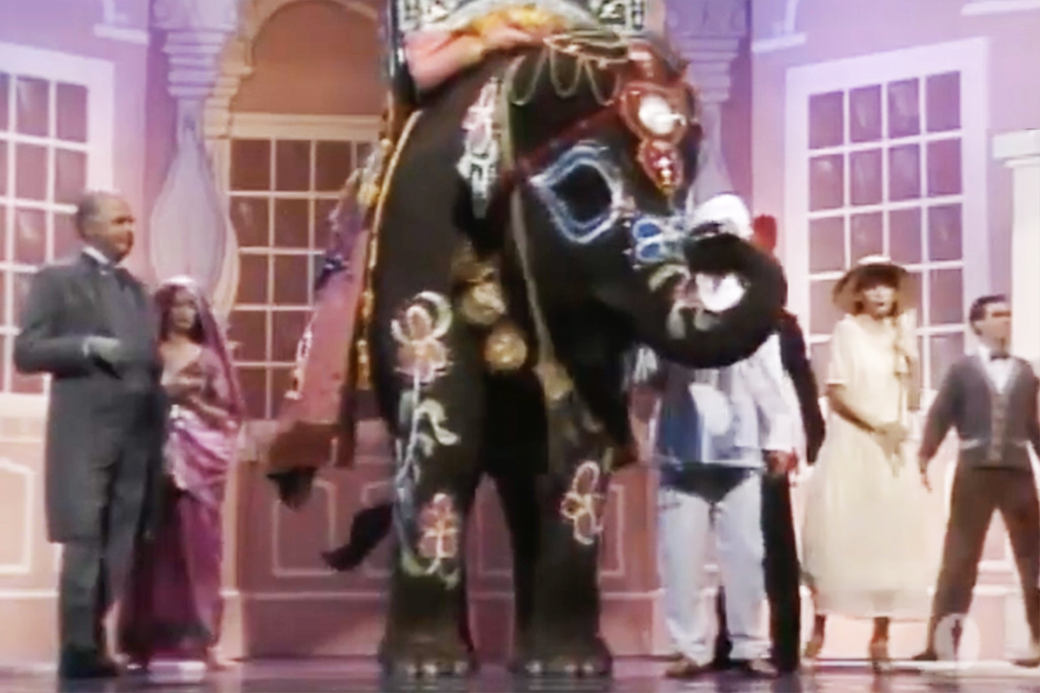 Elephant for the film ‘A Passage to India’ at the 1985 Oscars