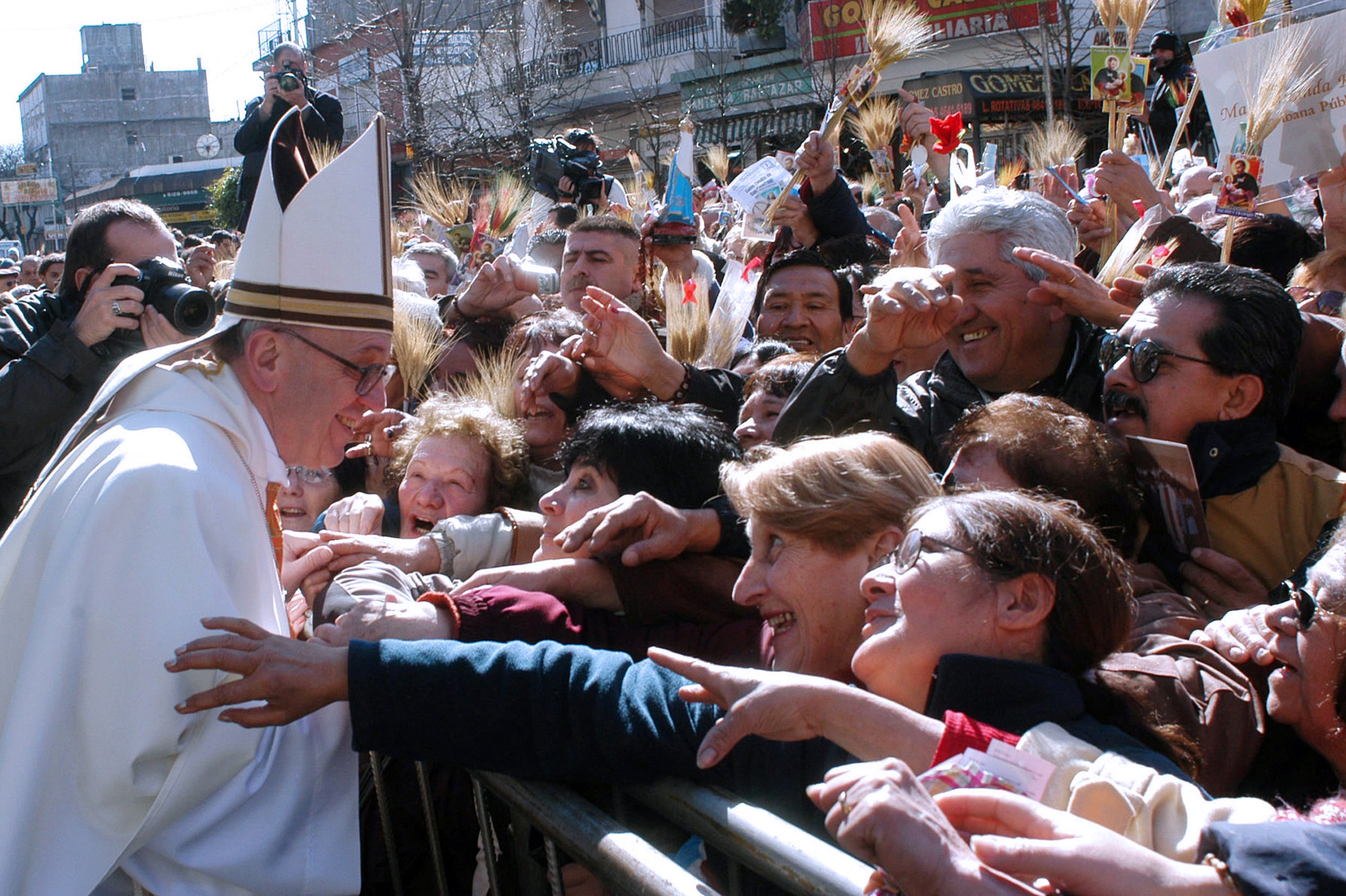 Francis during his time as cardinal of Argentina
