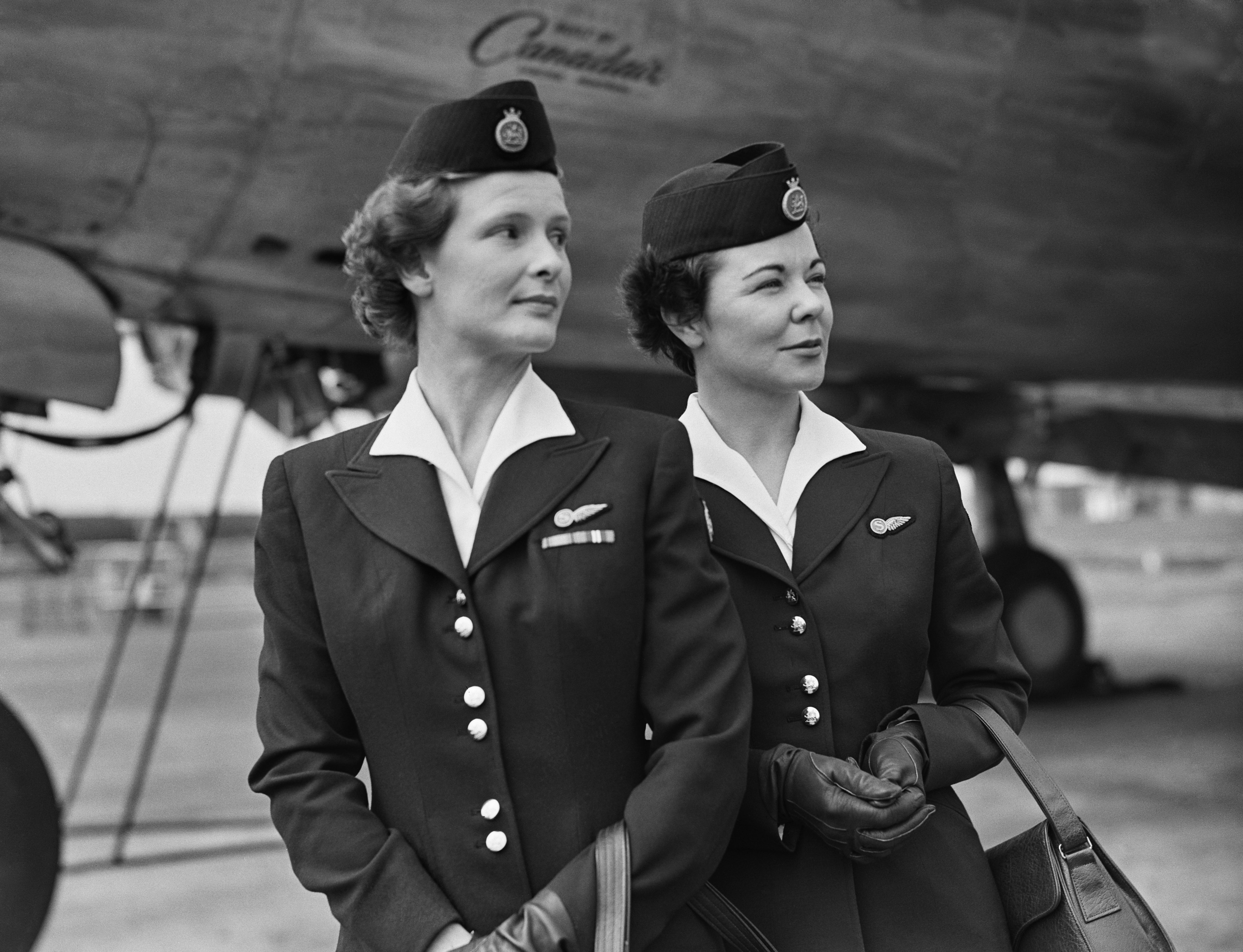 Airlines in the UK and US had strict stewardess rules in the 1950s