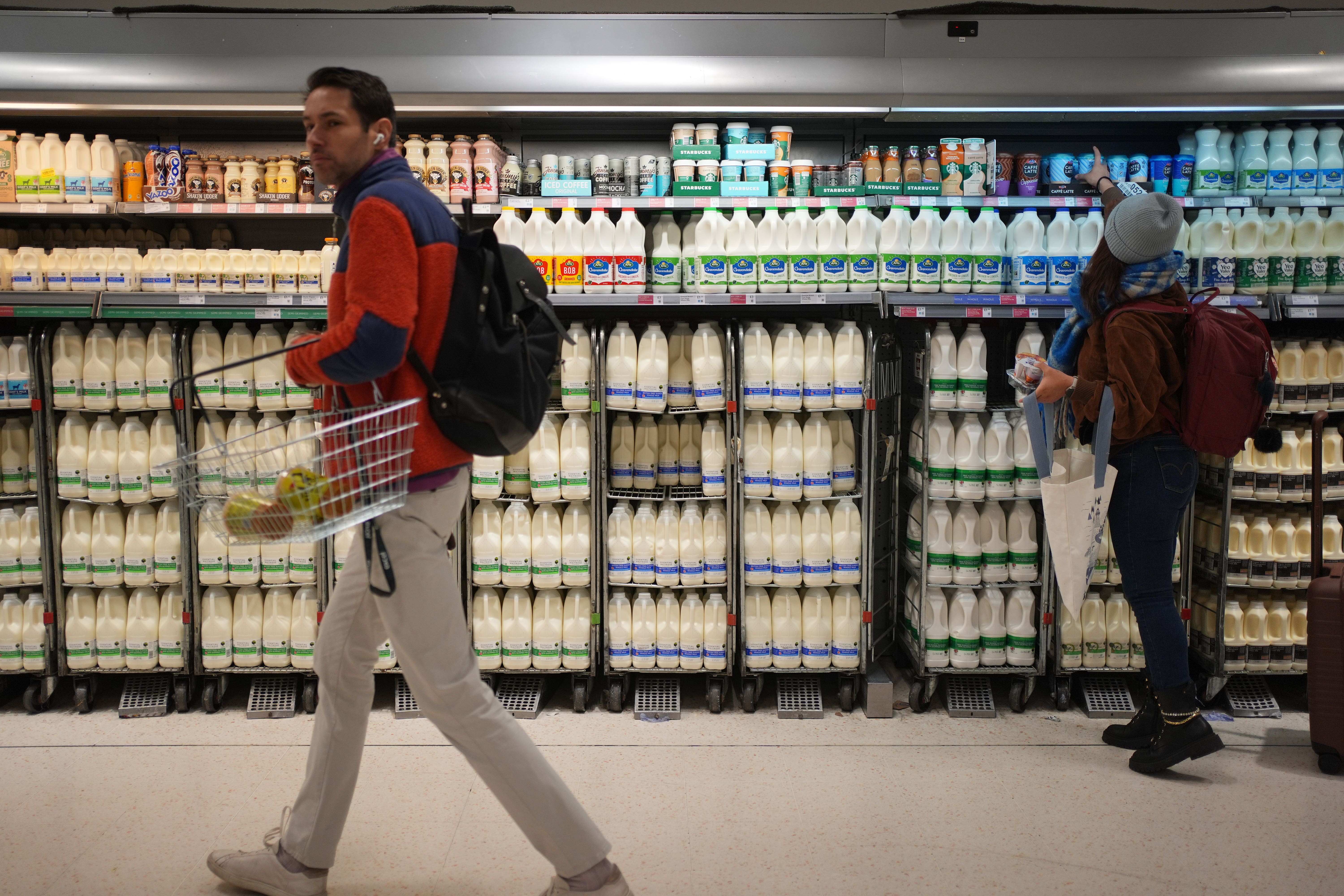 The Office for National Statistics said inflation lifted to the highest level since March last year, moving it further away from the Bank of England’s 2% target rate (Yui Mok/PA)