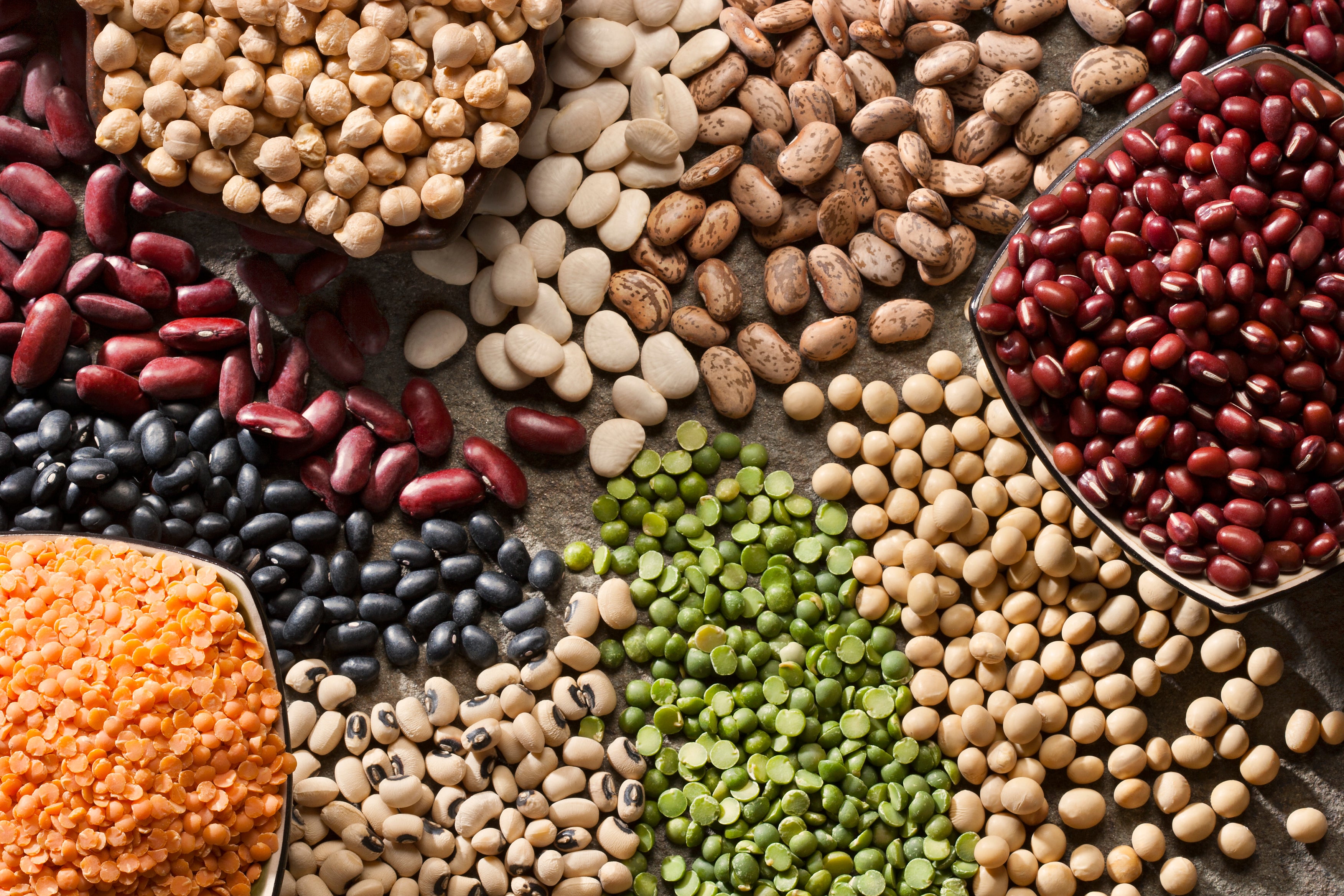 Legumes such as lentils and chickpeas are great examples of prebiotic-rich foods