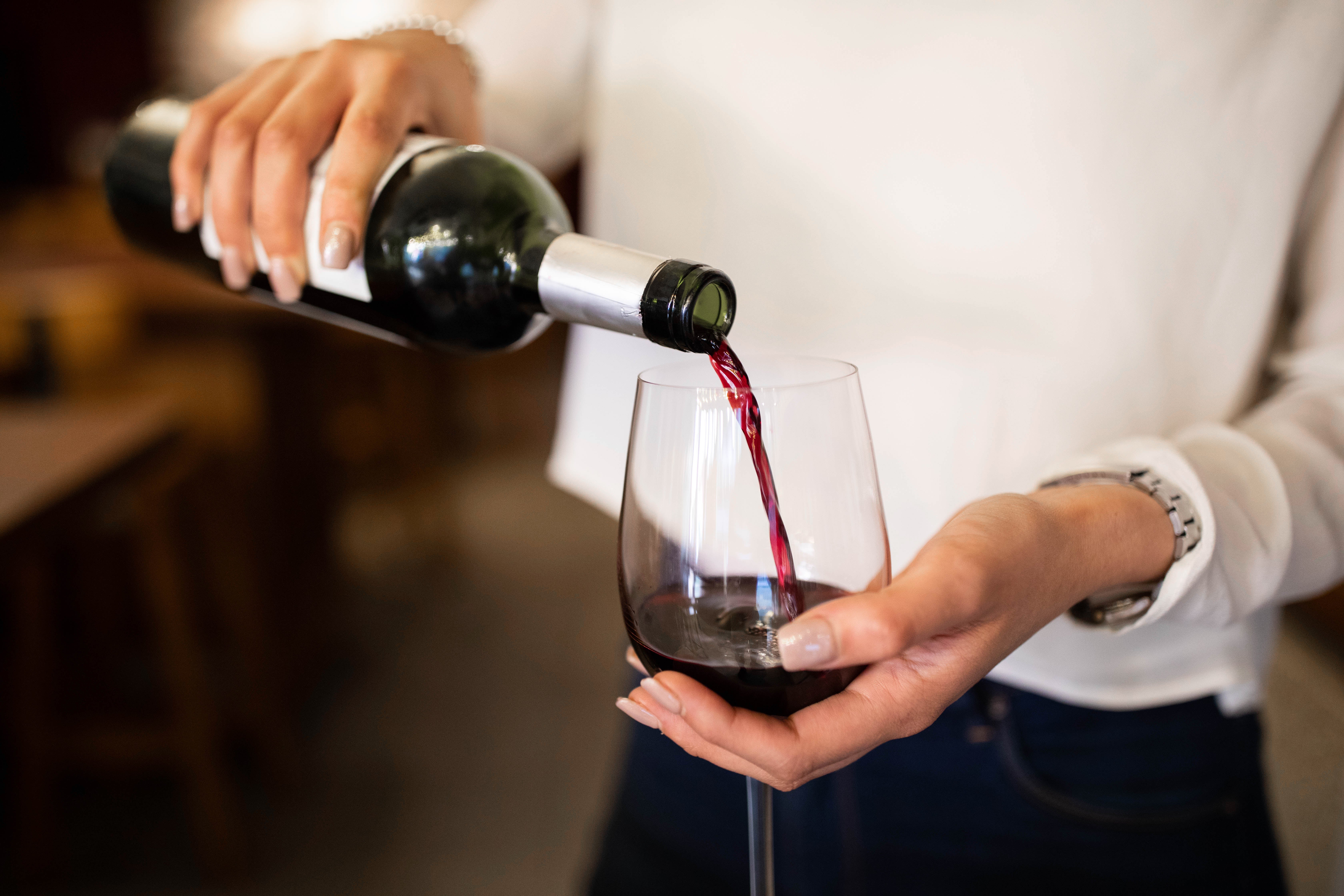 Some red wines contain higher levels of polyphenols like resveratrol and anthocyanins