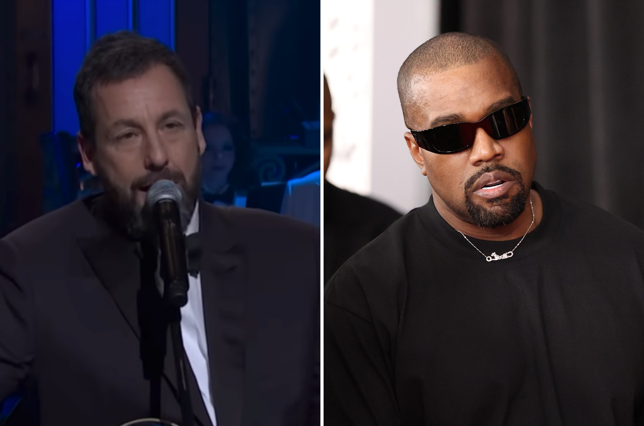 Adam Sandler lamented about the days when Kanye West used to be his ‘favorite rapper’ during his ‘SNL50’ tribute song