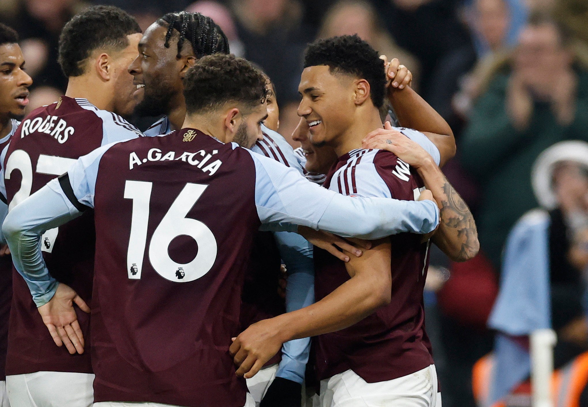 But Watkins remains the main man and equalised with a free header