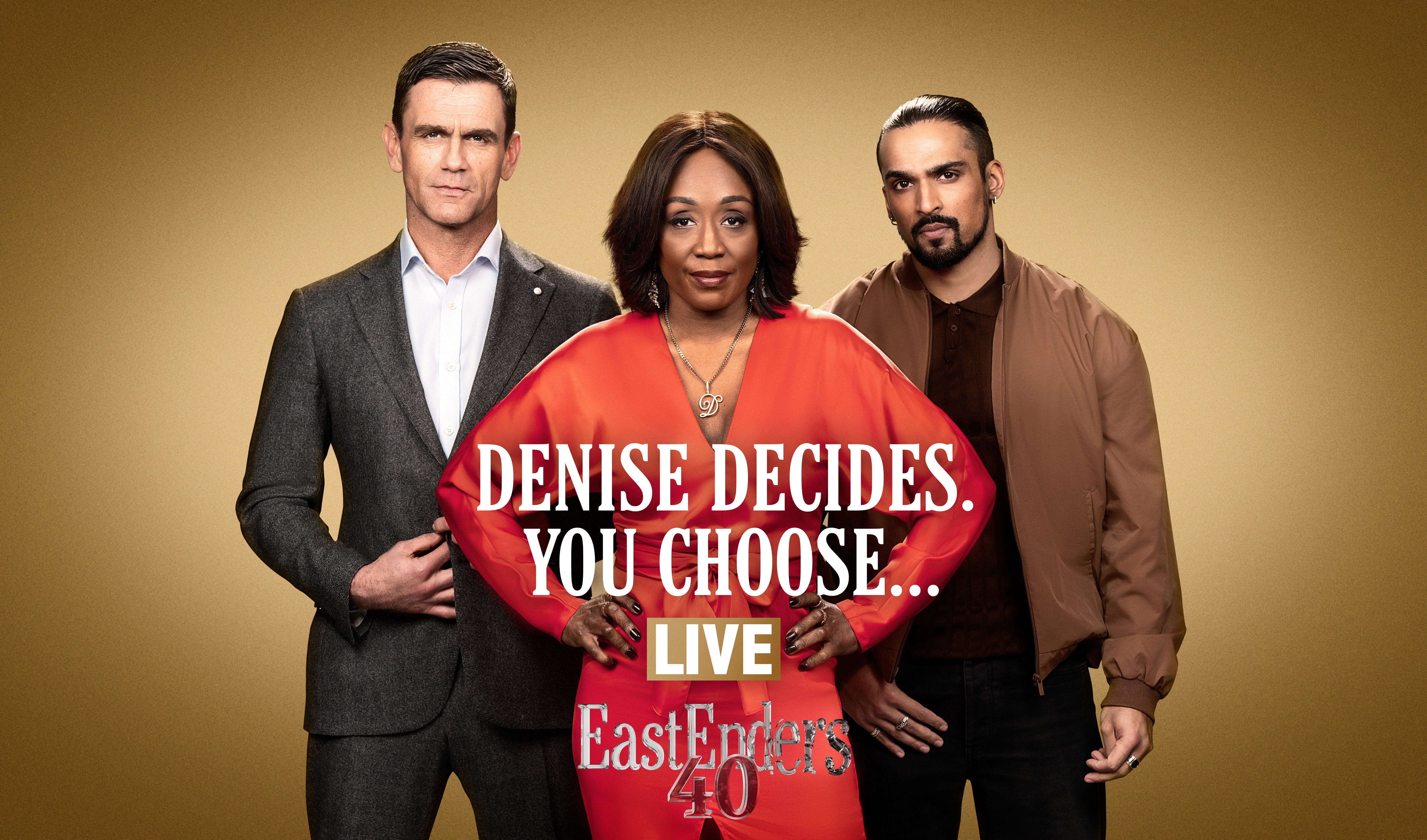EastEnders character Jack Branning (Scott Maslen), Denise Fox (Diane Parish) and Ravi Gulati (Aaron Thiara) were the centre of a landmark episode for the soap in January