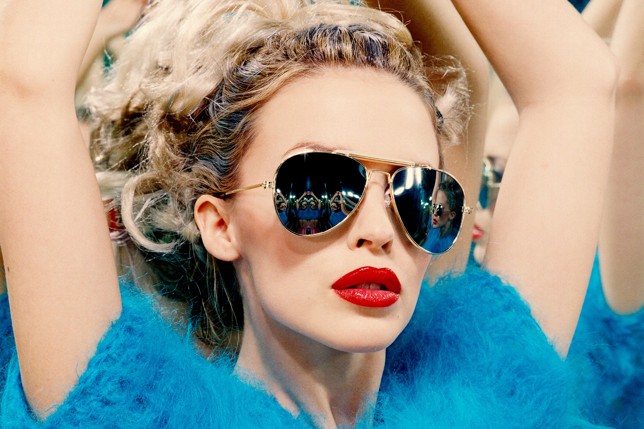 Kylie Minogue photographed by Norbert Schoerner in June 1994, as featured in the National Portrait Gallery’s The Face: Culture Shift