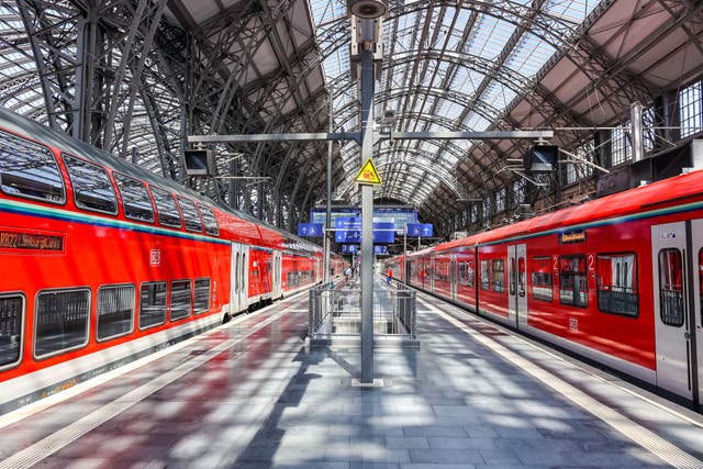 <p>Frankfurt is a good starting place for using the versatile German train pass </p>