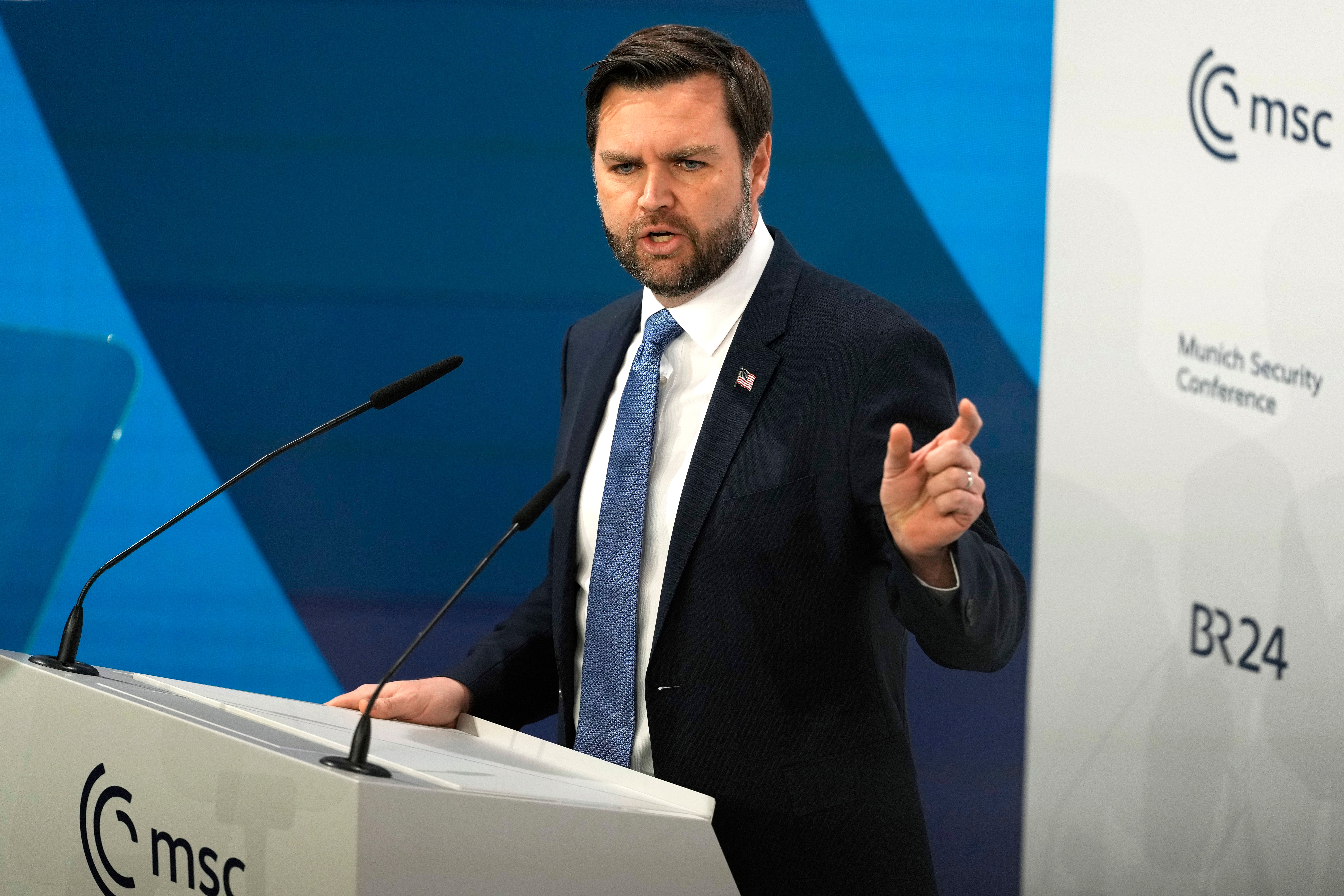 US Vice-President JD Vance recently criticised abortion buffer zones in Scotland (Matthias Schrader/AP)