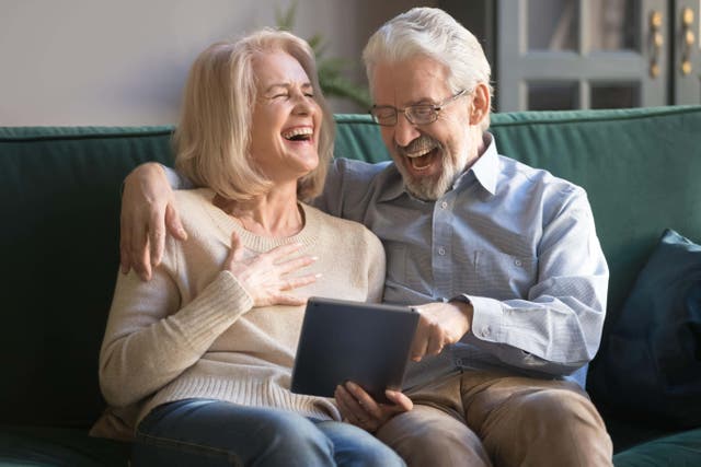 Laughter is a simple, yet powerful tool to enhance our physical and mental wellbeing (Alamy/PA)