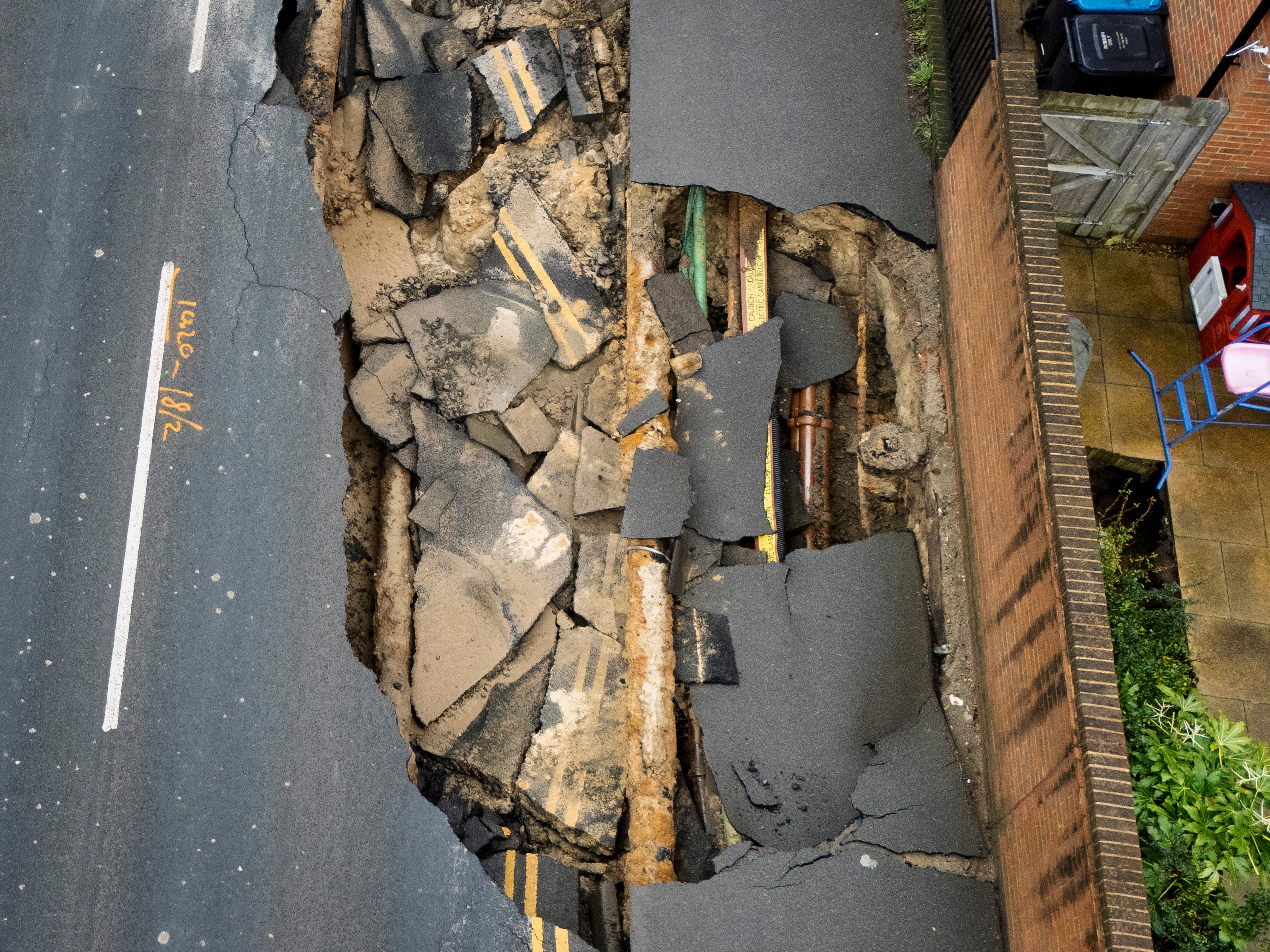 In February, an expert suggested the incident could be related to the collapse of a nearby abandoned sand mine.