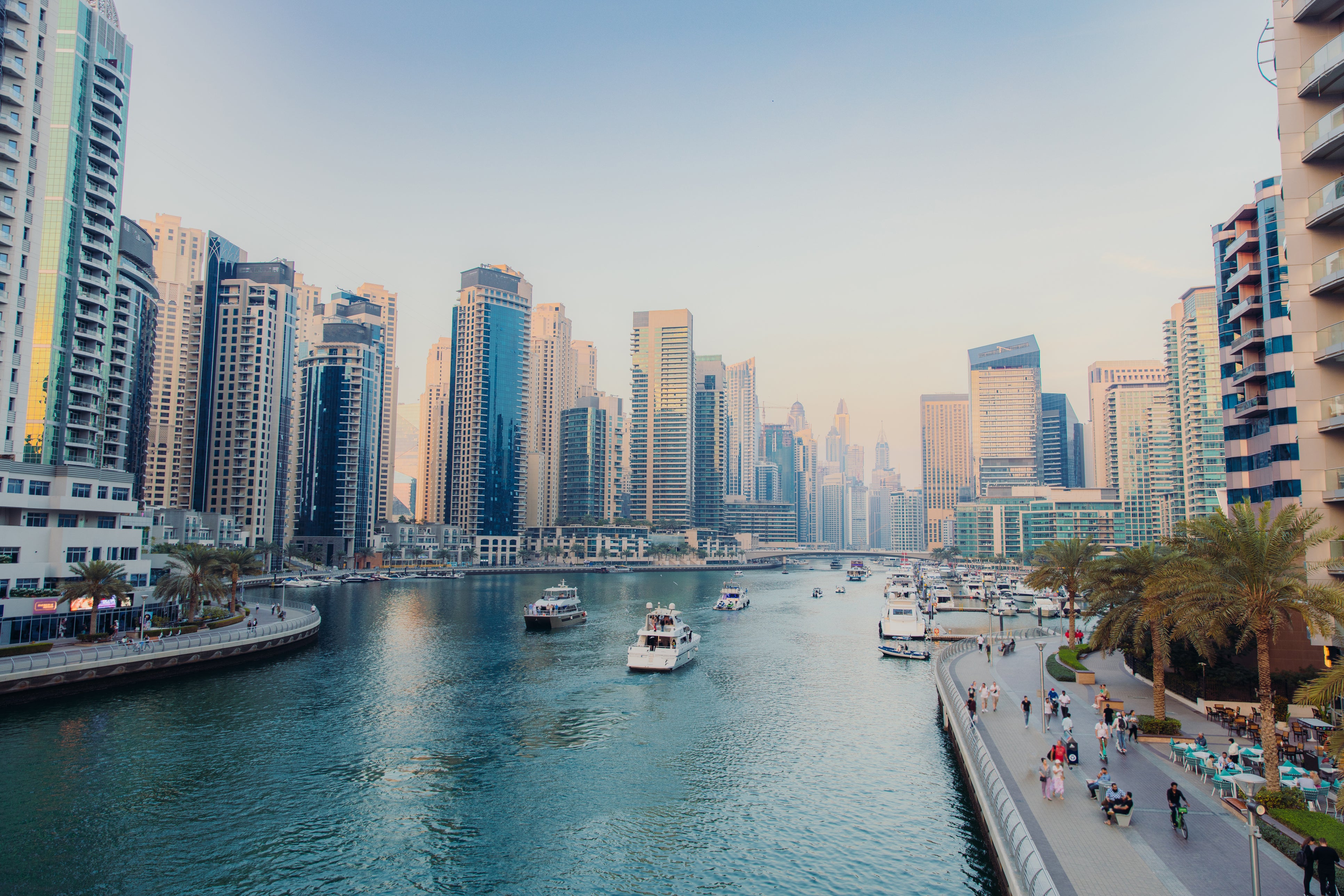<p>Dubai Marina is one of the city’s many examples of creating extravagant areas from scratch</p>