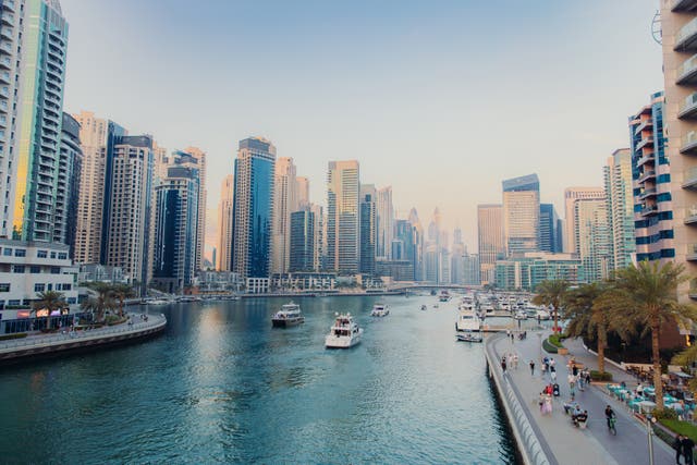 <p>Dubai Marina is one of the city’s many examples of creating extravagant areas from scratch</p>