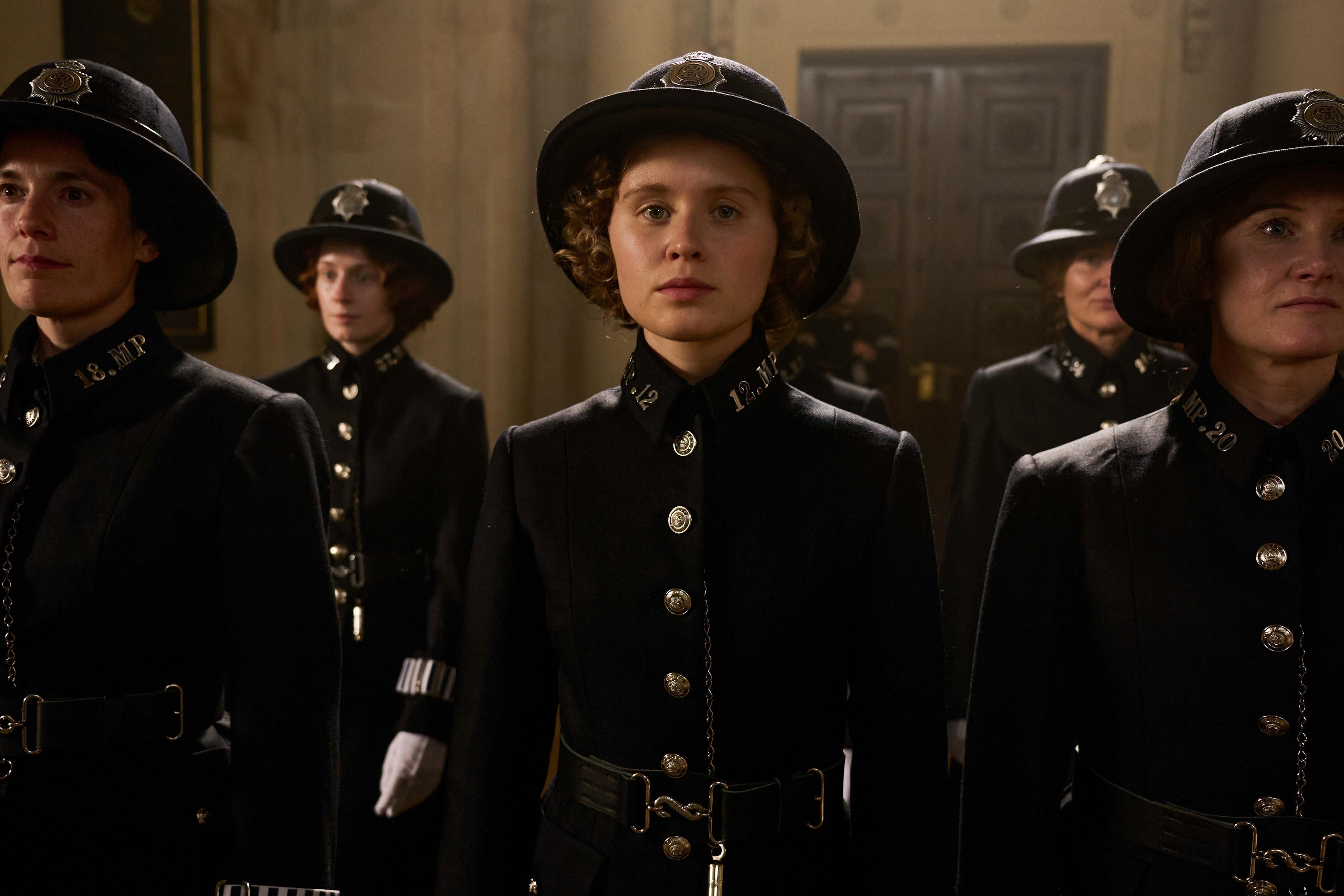 Thin blue line: Eliza Scanlen as police officer Violet in BBC’s ‘Dope Girls’