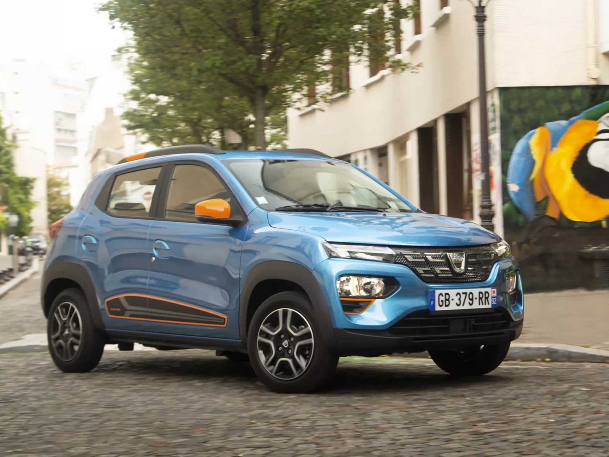 The new baby Dacia is likely to be a successor to the Dacia Spring (pictured), currently the UK’s cheapest EV at £14,995